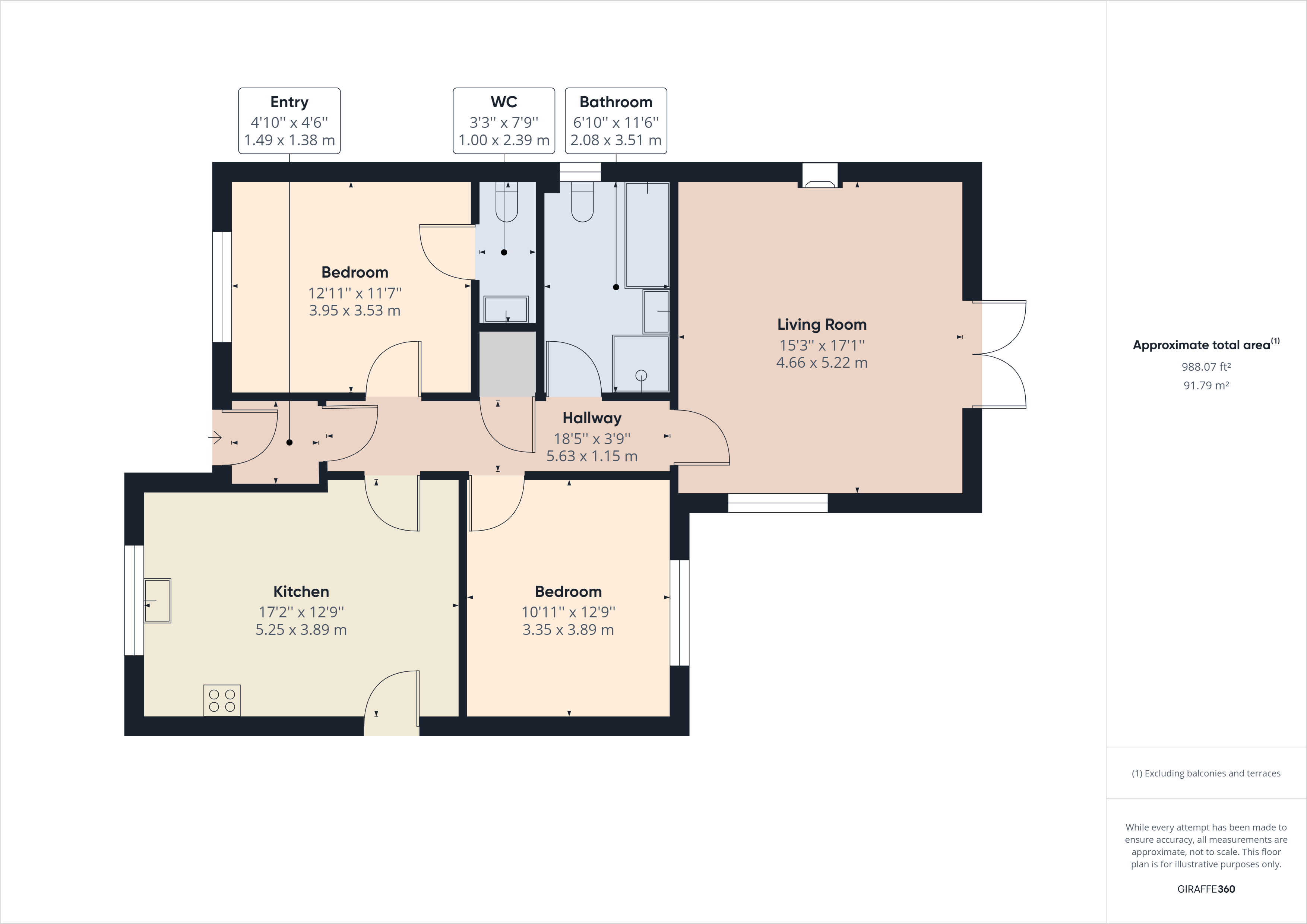 Luke Street, Eynesbury, St. Neots, Cambridgeshire PE19, 2 bedroom