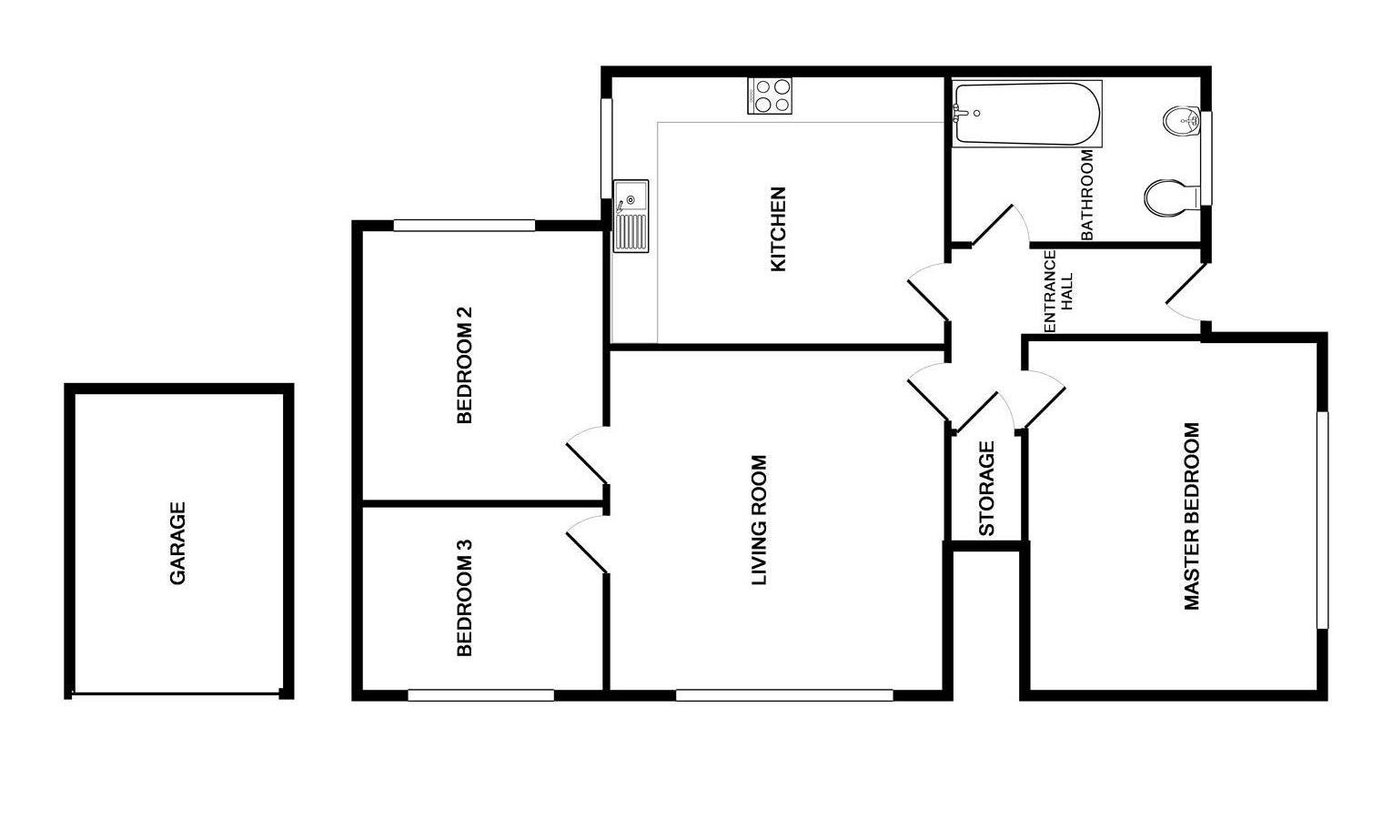 Hall Close, Camberley GU15, 3 bedroom for sale 62159656
