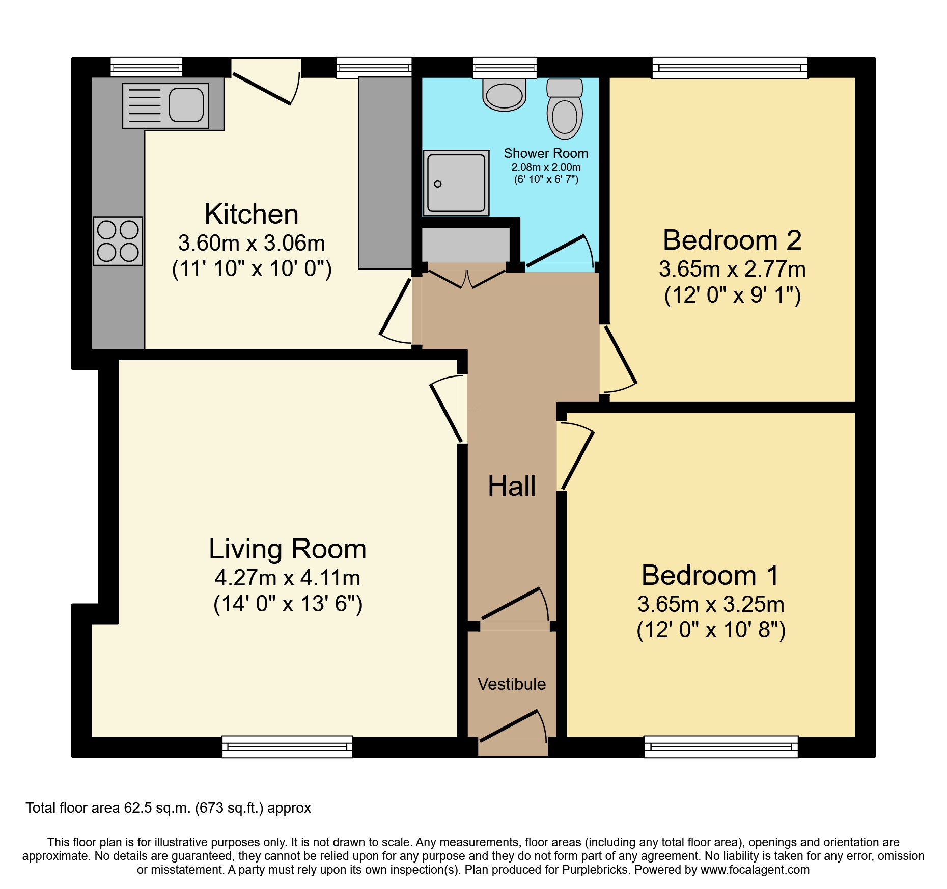 2 bed semidetached bungalow for sale in Clyde Drive, Shotts ML7