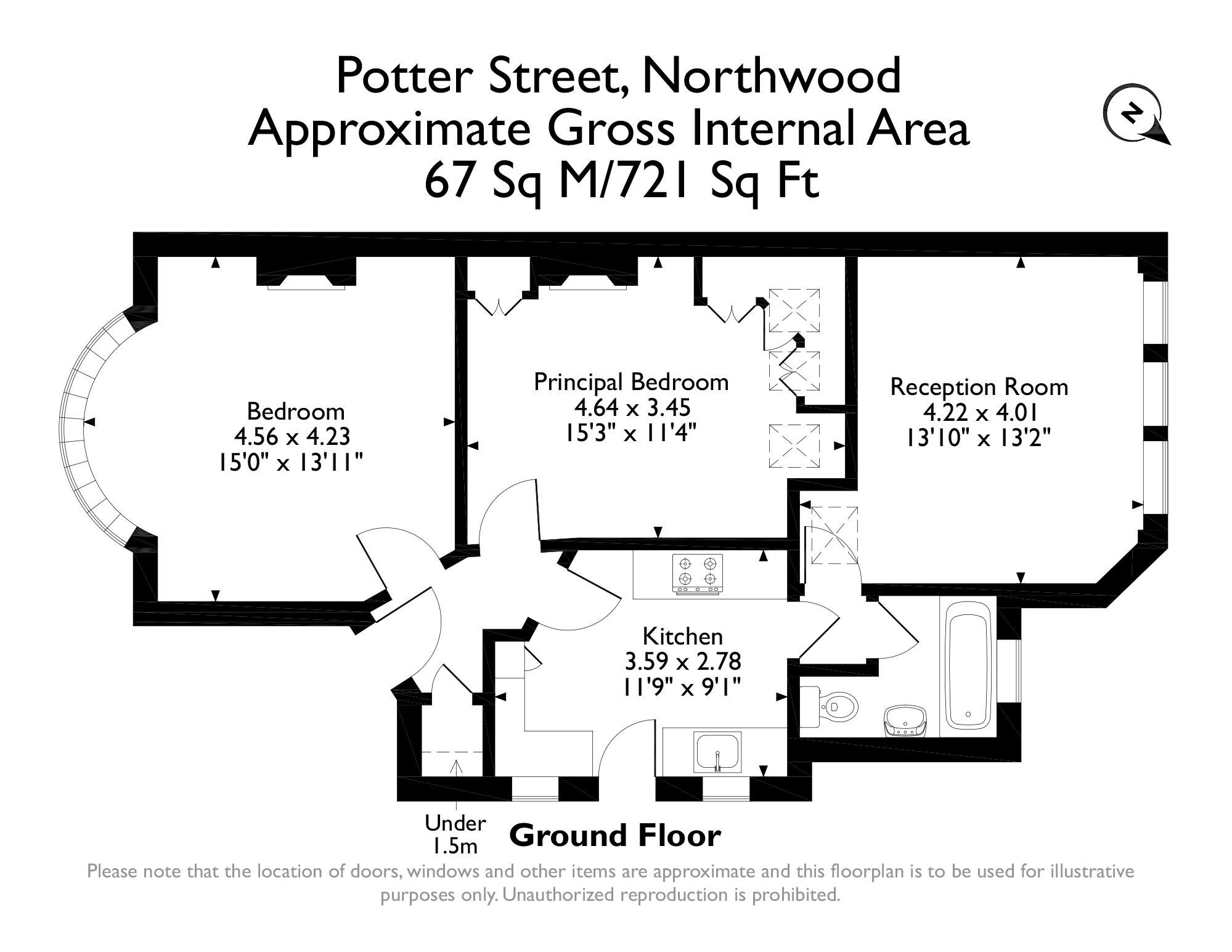 Potter Street, Northwood HA6, 2 bedroom for sale 64416463