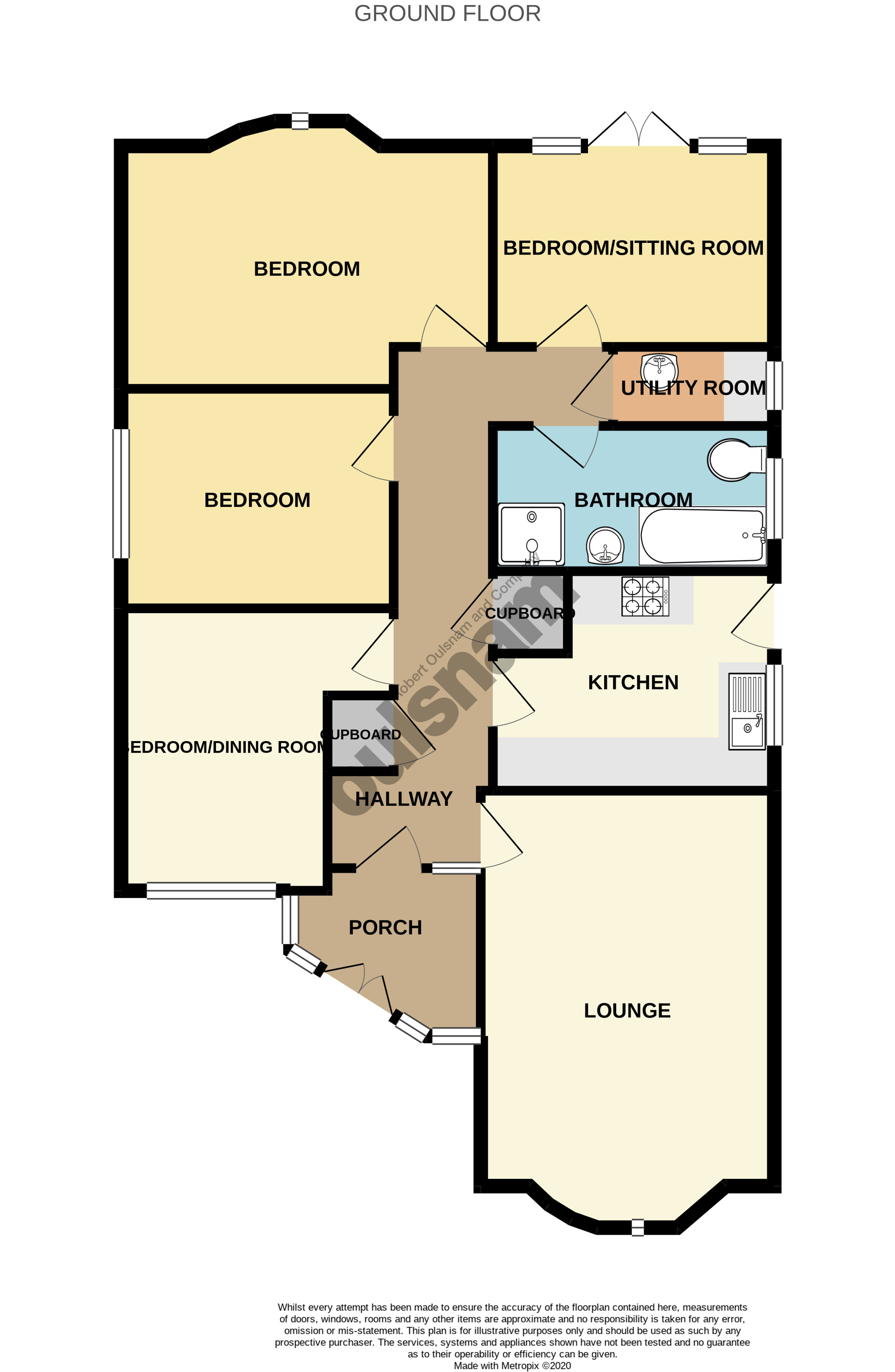 Foxhunter Close, Droitwich, Worcestershire WR9, 3 bedroom bungalow for sale 55154644