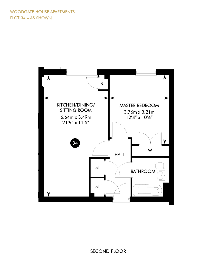 Fire Station Road, Wellesley, Aldershot, Hampshire GU11, 1 bedroom flat
