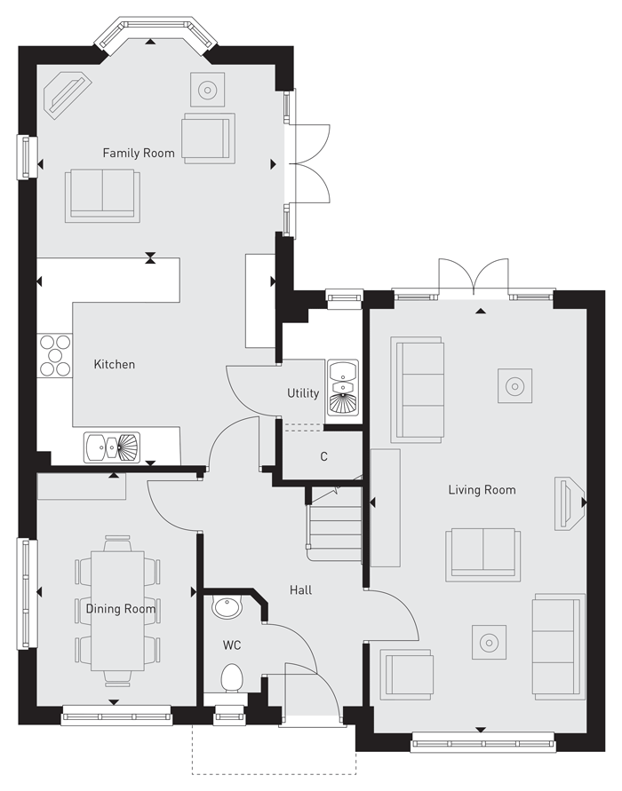 4 Bedrooms for sale in "The Orchard" at Reigate Road, Hookwood, Horley