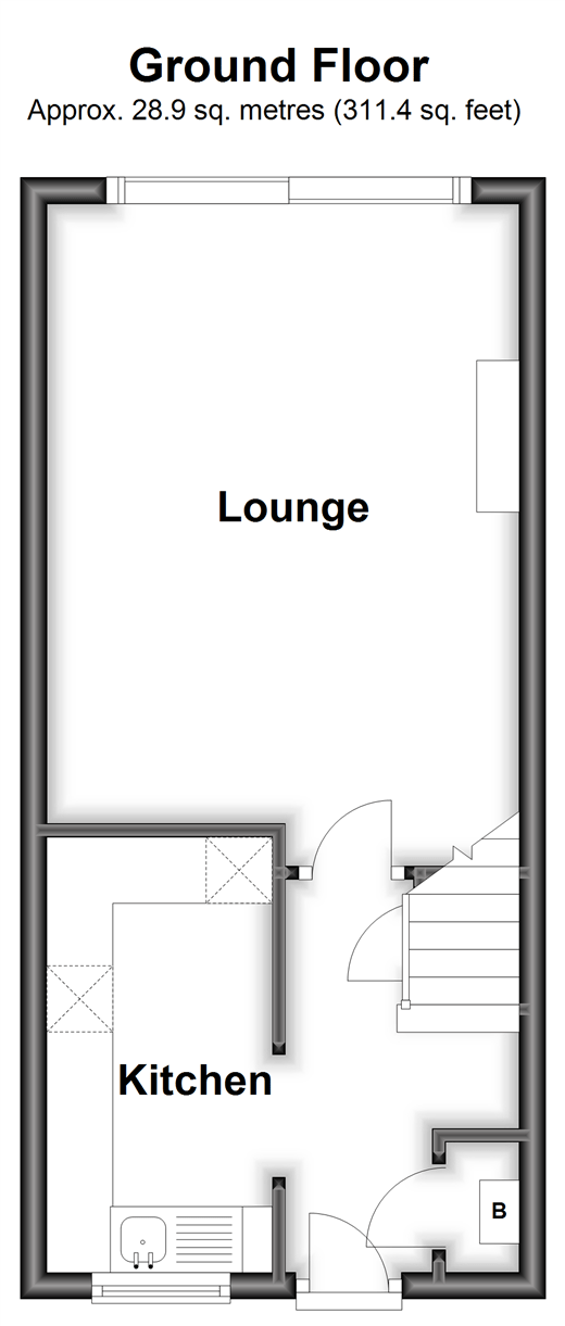 Illustrious Close, Walderslade, Chatham, Kent ME5, 2 bedroom terraced