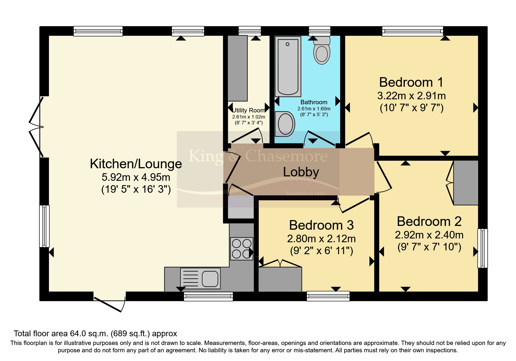 Lakeland Drive, Lakeside, Chichester, West Sussex PO20, 3 bedroom
