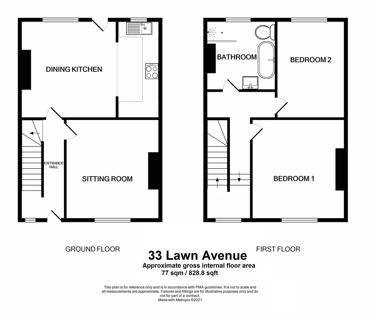 Lawn Avenue, Burley In Wharfedale, Ilkley LS29, 2 bedroom terraced house for sale 59826360