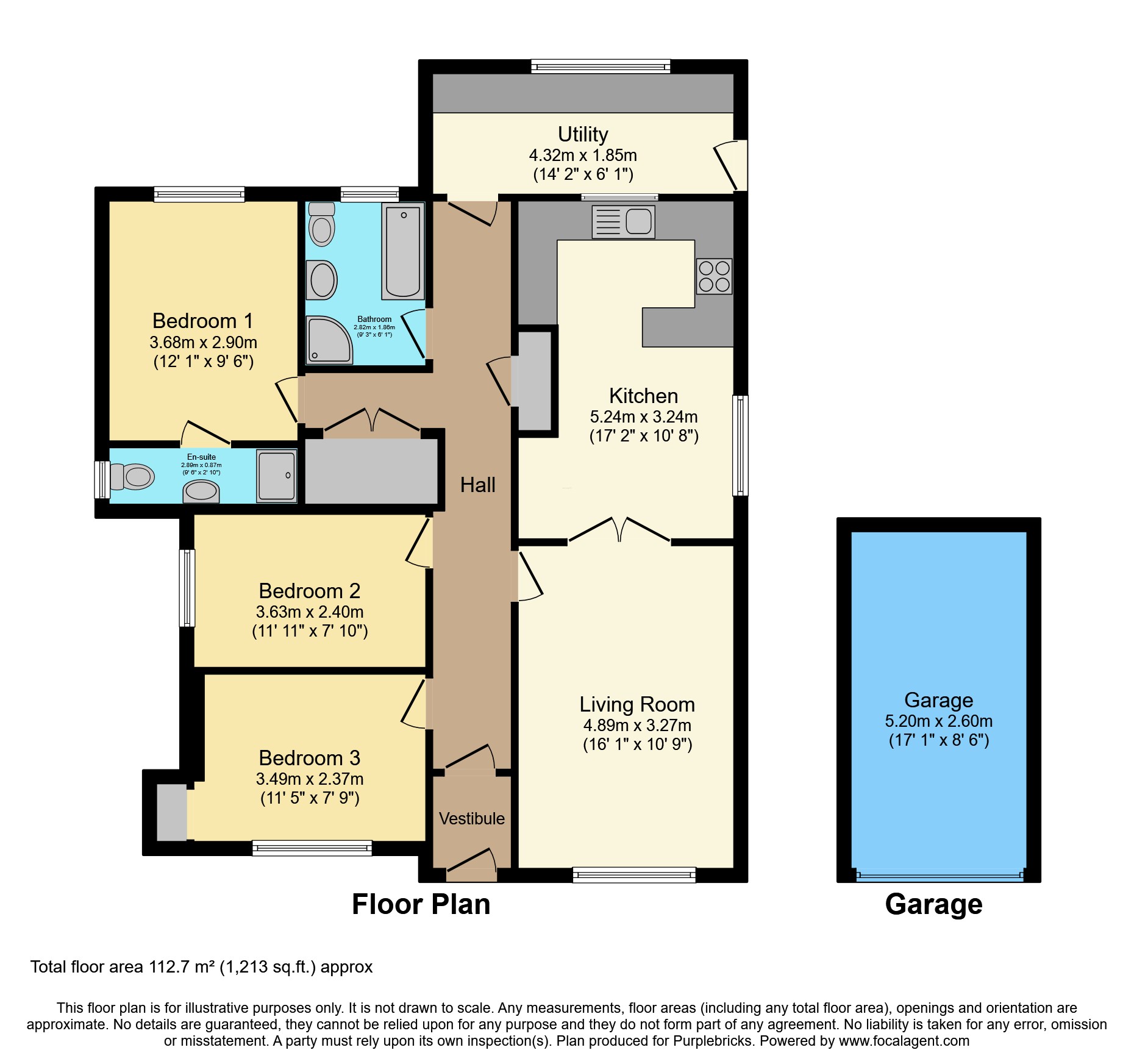 Station Road, Shotts ML7, 3 bedroom detached bungalow for sale
