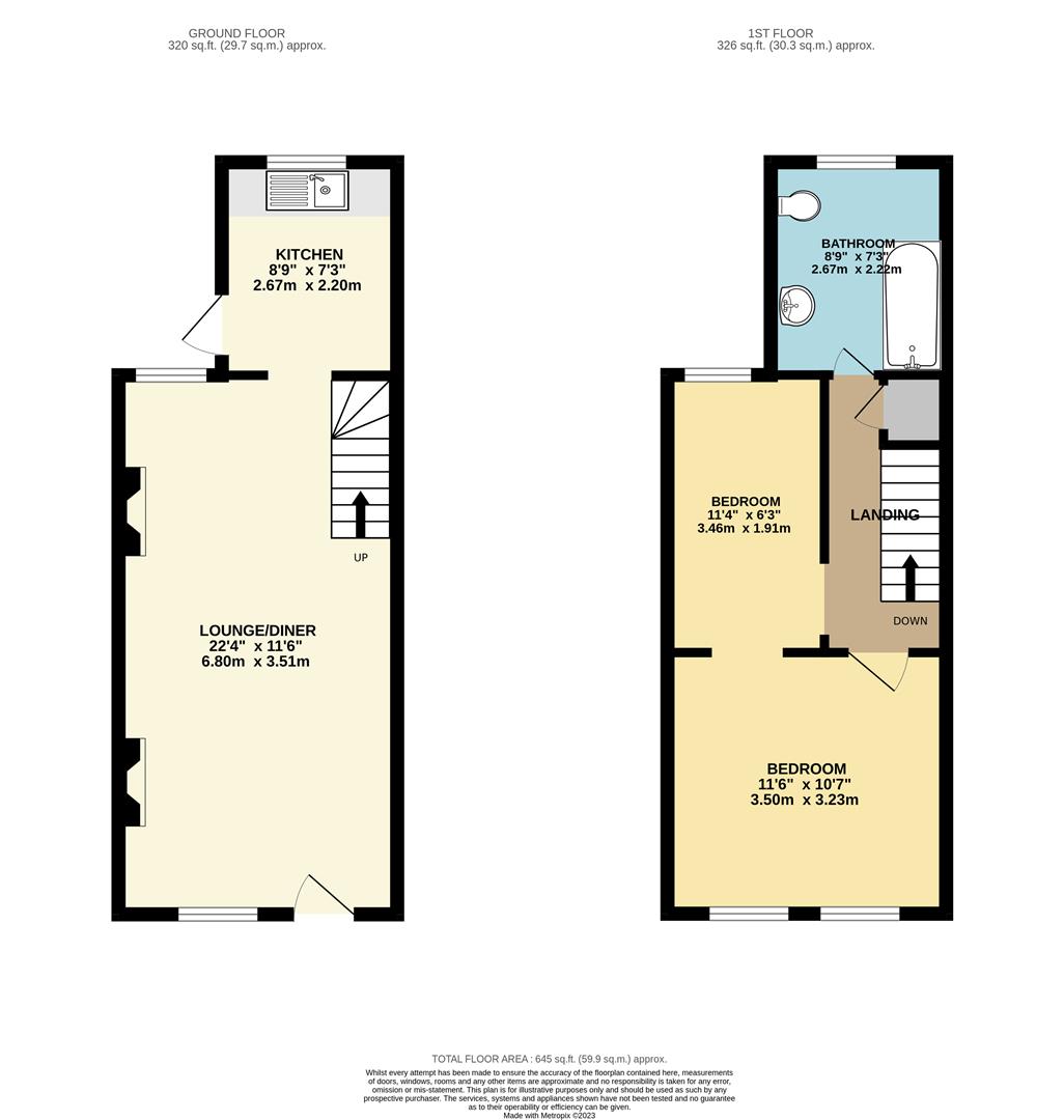 Worlds End Lane, Chelsfield, Orpington BR6, 2 bedroom terraced house for sale 63994745