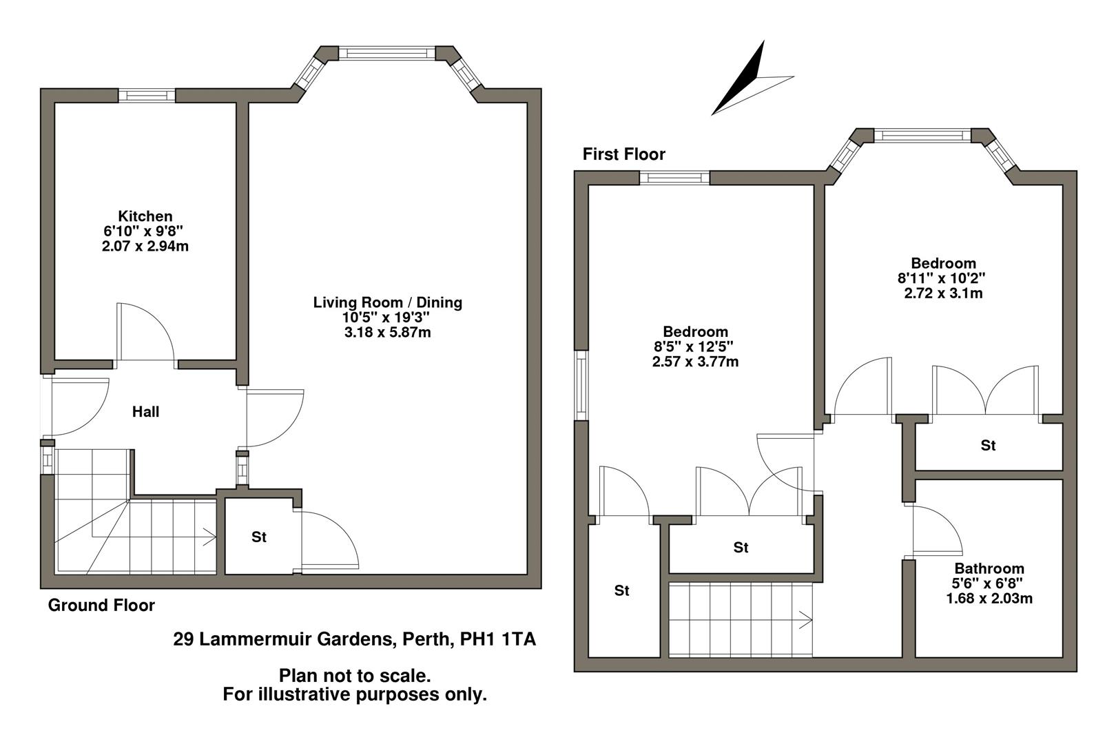 2 bed property for sale in Lammermuir Gardens, Perth, Perth And Kinross