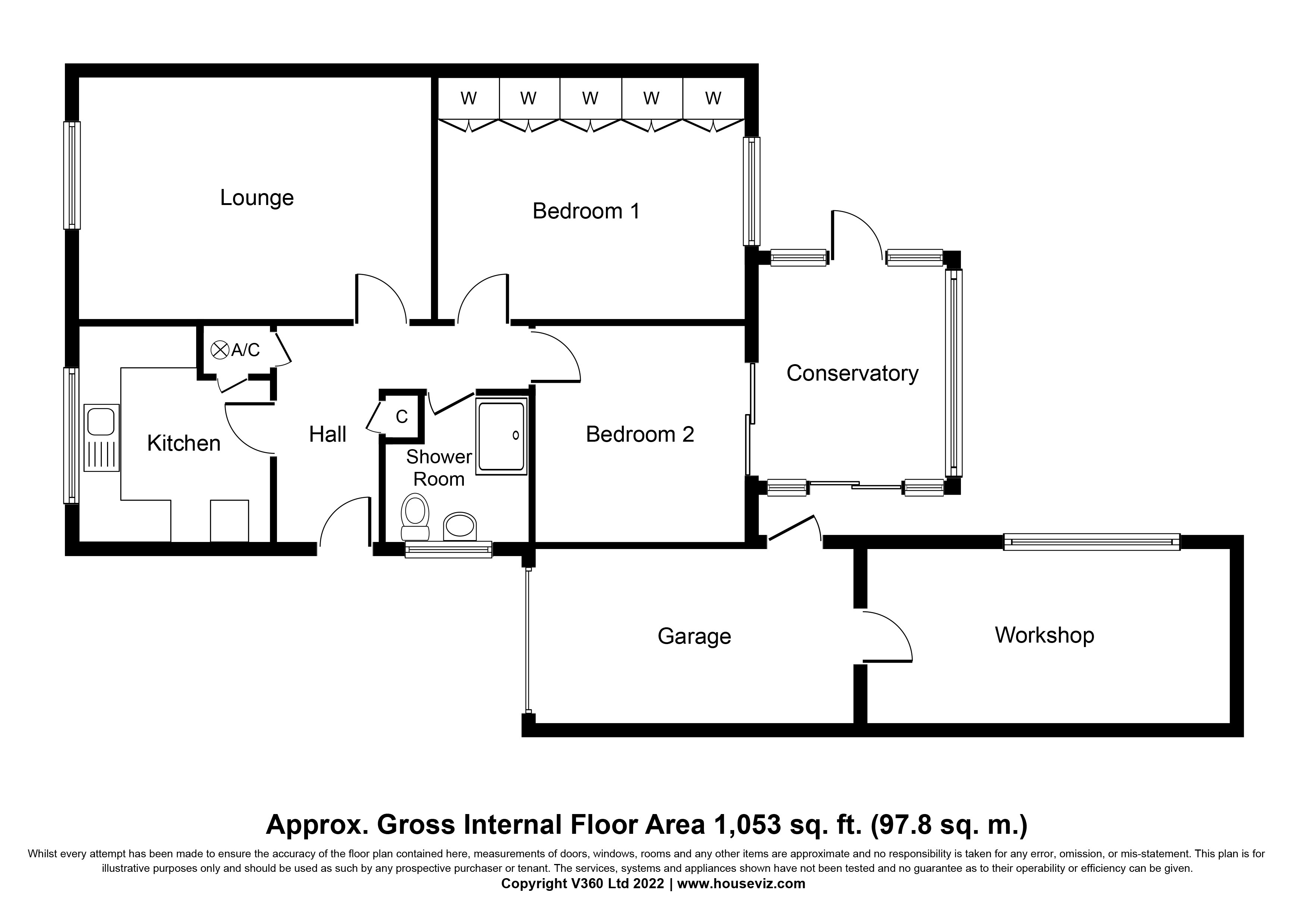 Mereside Way, Solihull B92, 2 bedroom semidetached bungalow for sale