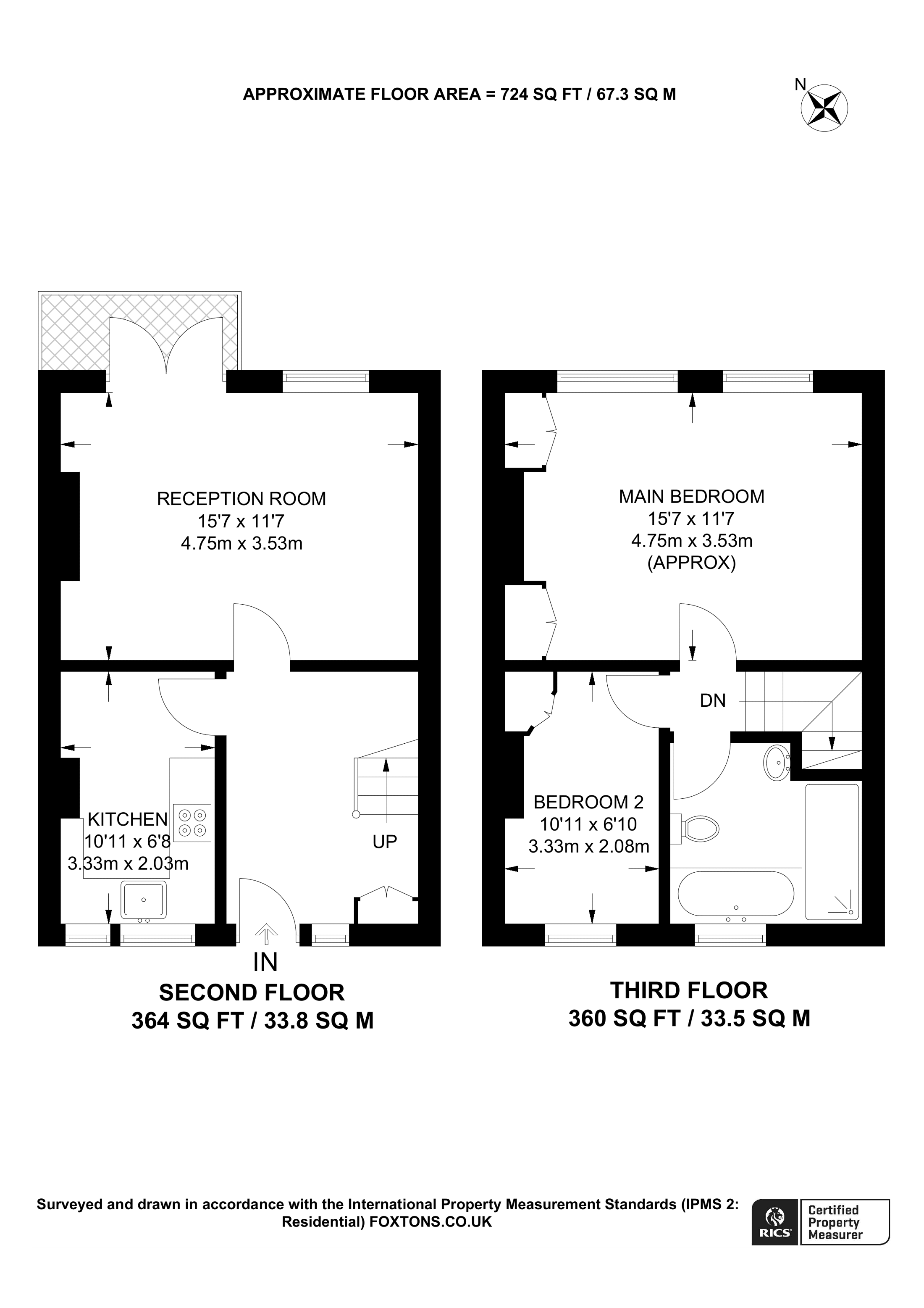 Grove Road, Barnes, London SW13, 2 bedroom flat to rent 63105021