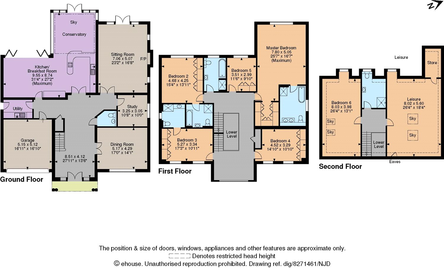 New home, 6 bed detached house for sale in Ravensdale Road, Ascot