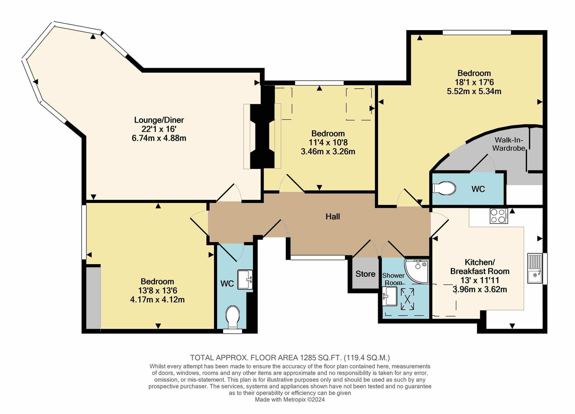 Earls Avenue, Folkestone CT20, 3 bedroom flat for sale 66967316