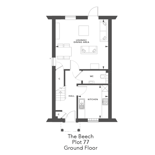 Hurricane Way, Terlingham Gardens, Hawkinge, Kent CT18, 2 bedroom
