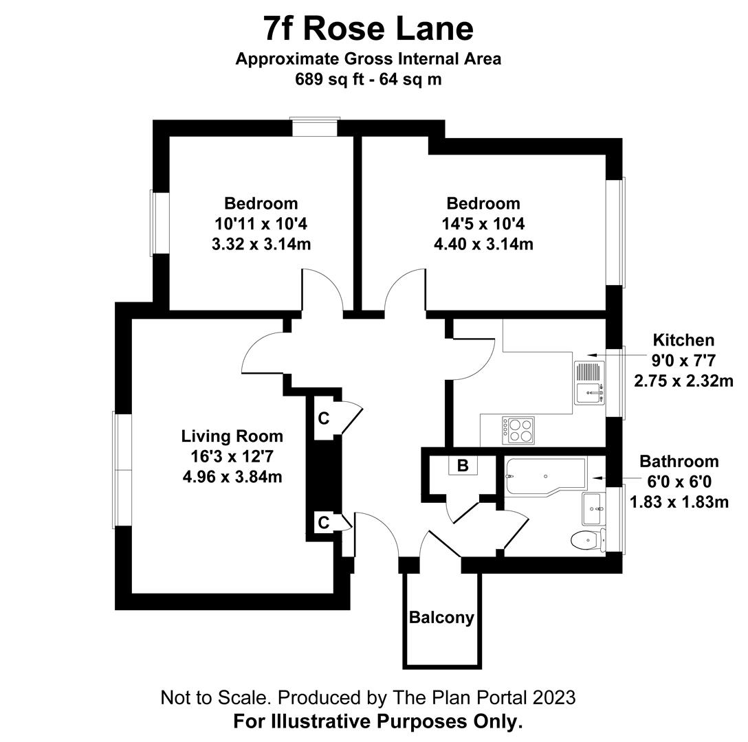 Rose Lane, Kelso TD5, 2 bedroom flat for sale 64733464 PrimeLocation