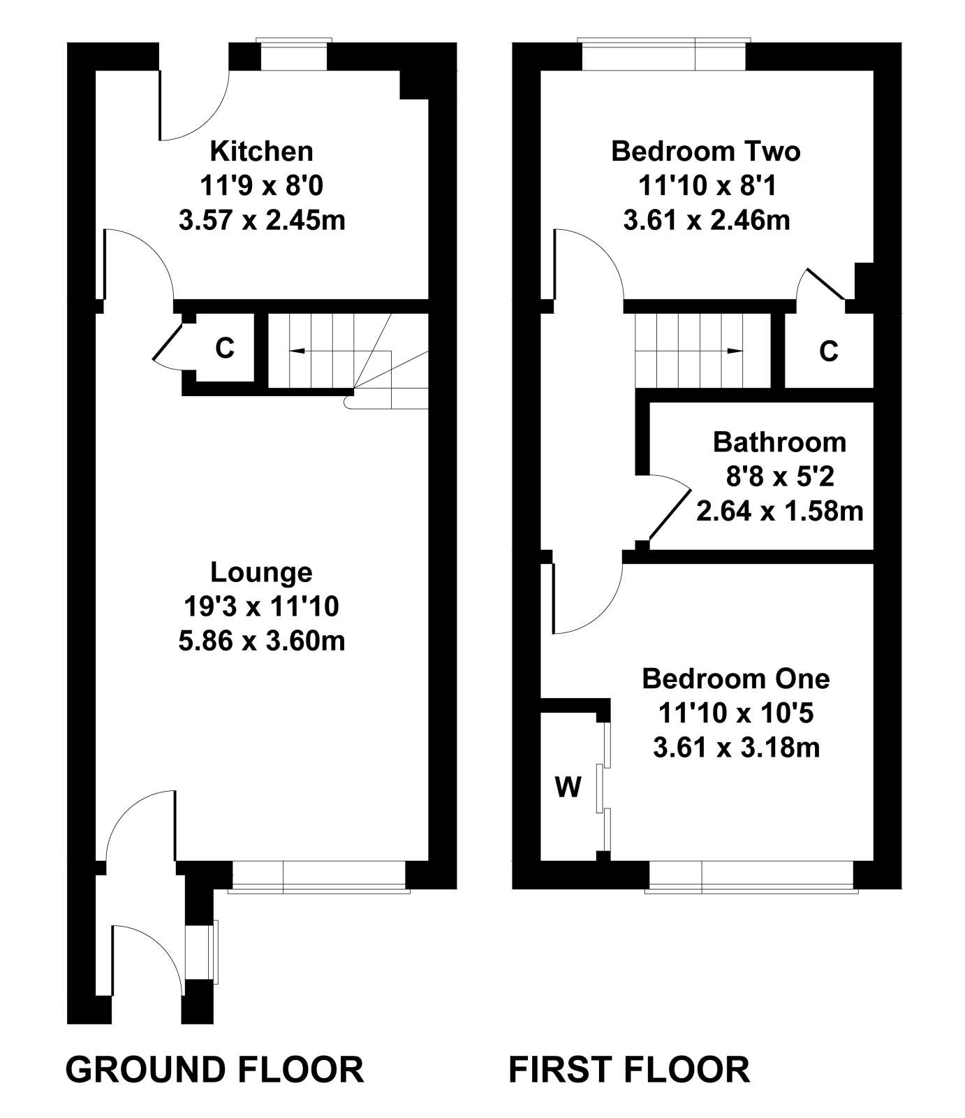 2 bed terraced house for sale in Moss Road, Wishaw ML2 67429858 Zoopla