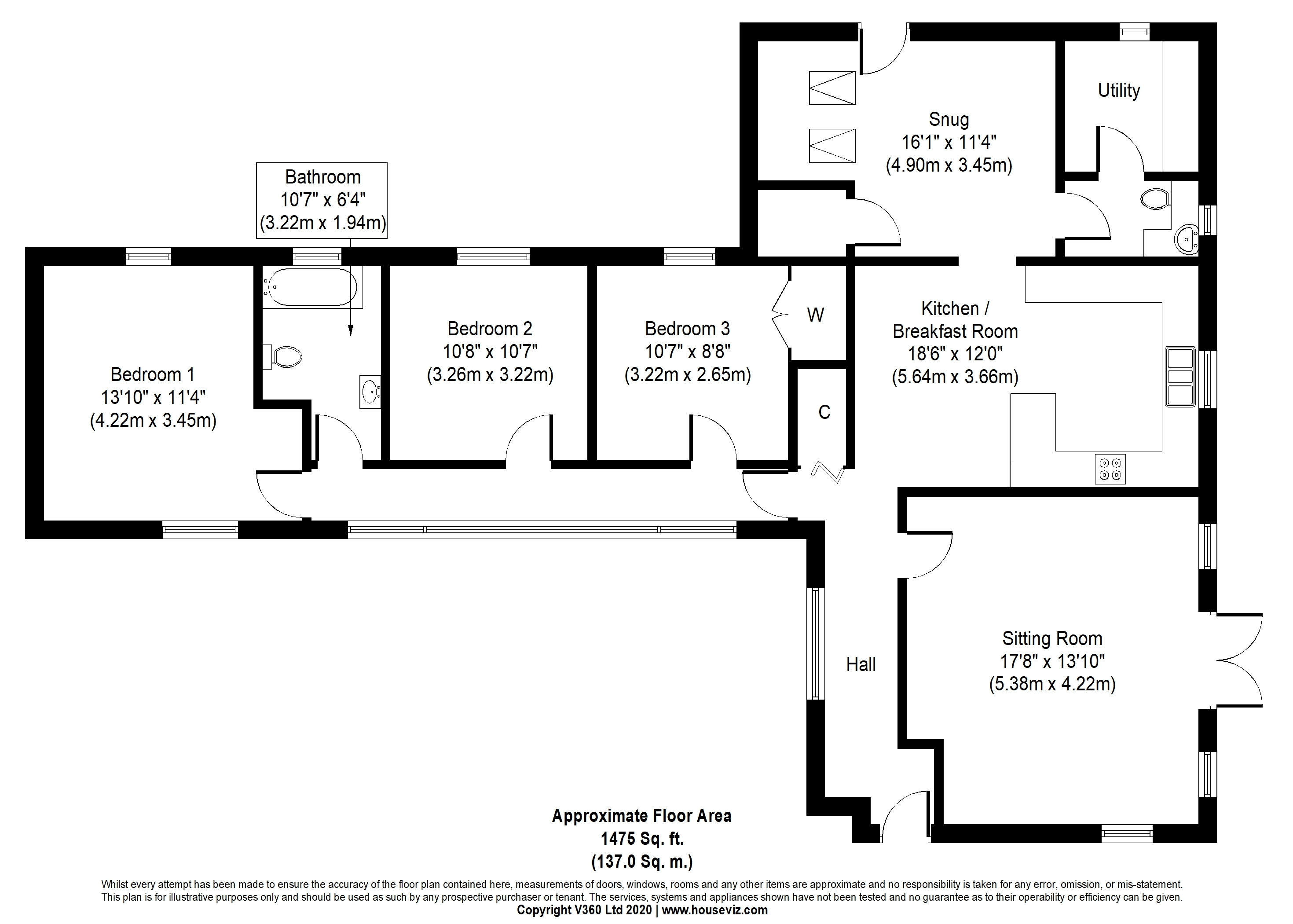Farley Green, Wickhambrook, Suffolk CB8, 3 bedroom detached house for sale 55887373