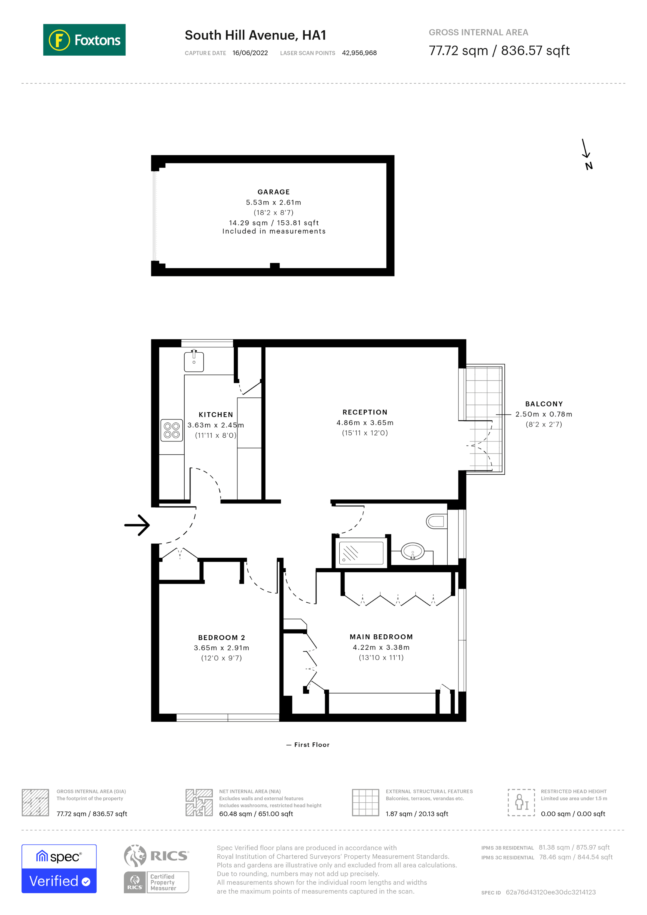South Hill Avenue, Harrow On The Hill, Harrow HA1, 2 bedroom flat to