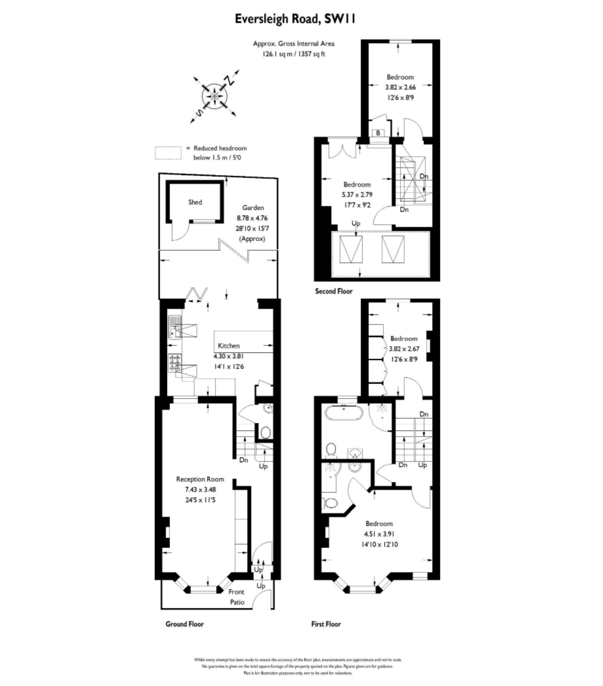 Eversleigh Road, Shaftesbury Estate, London SW11, 4 bedroom terraced