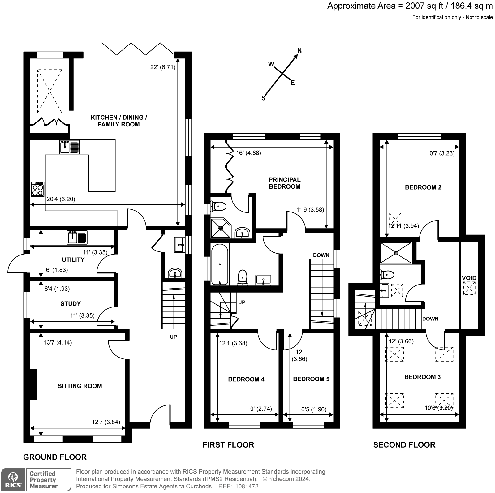 Freelands Road, Cobham KT11, 5 bedroom detached house for sale