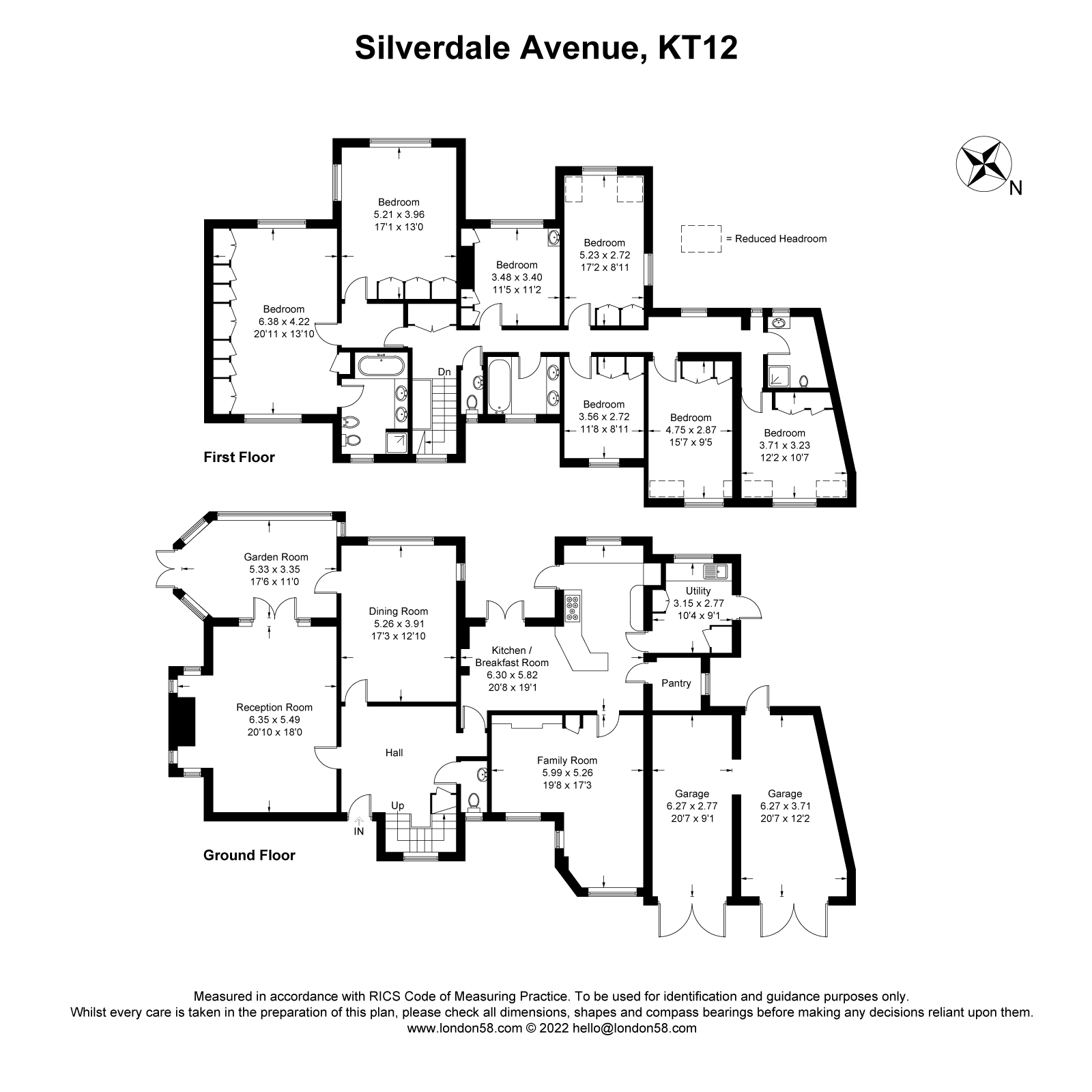 Silverdale Avenue, Ashley Park, Walton On Thames KT12, 7 bedroom