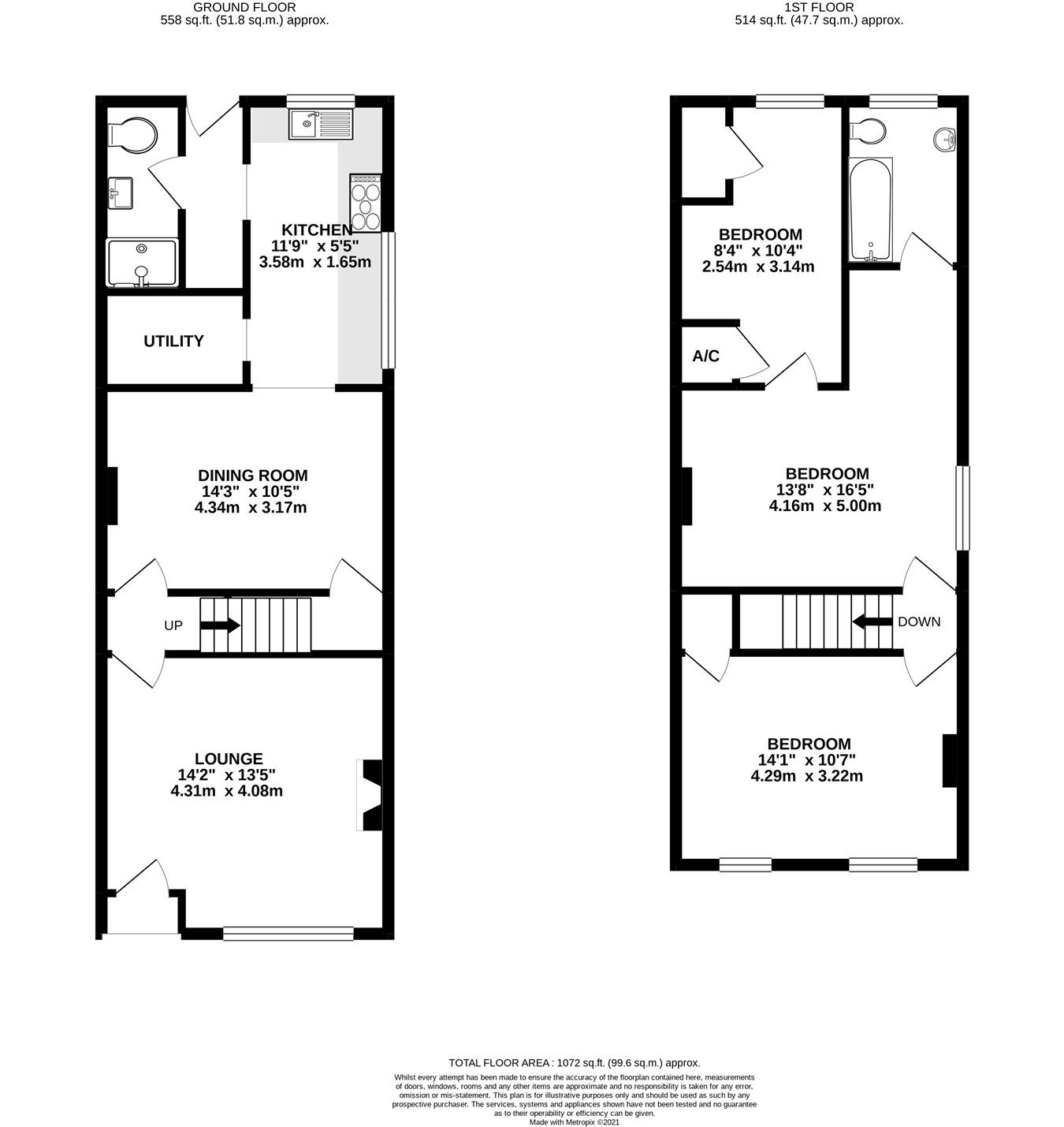 Clarence Road, Fleet GU51, 3 bedroom end terrace house for sale