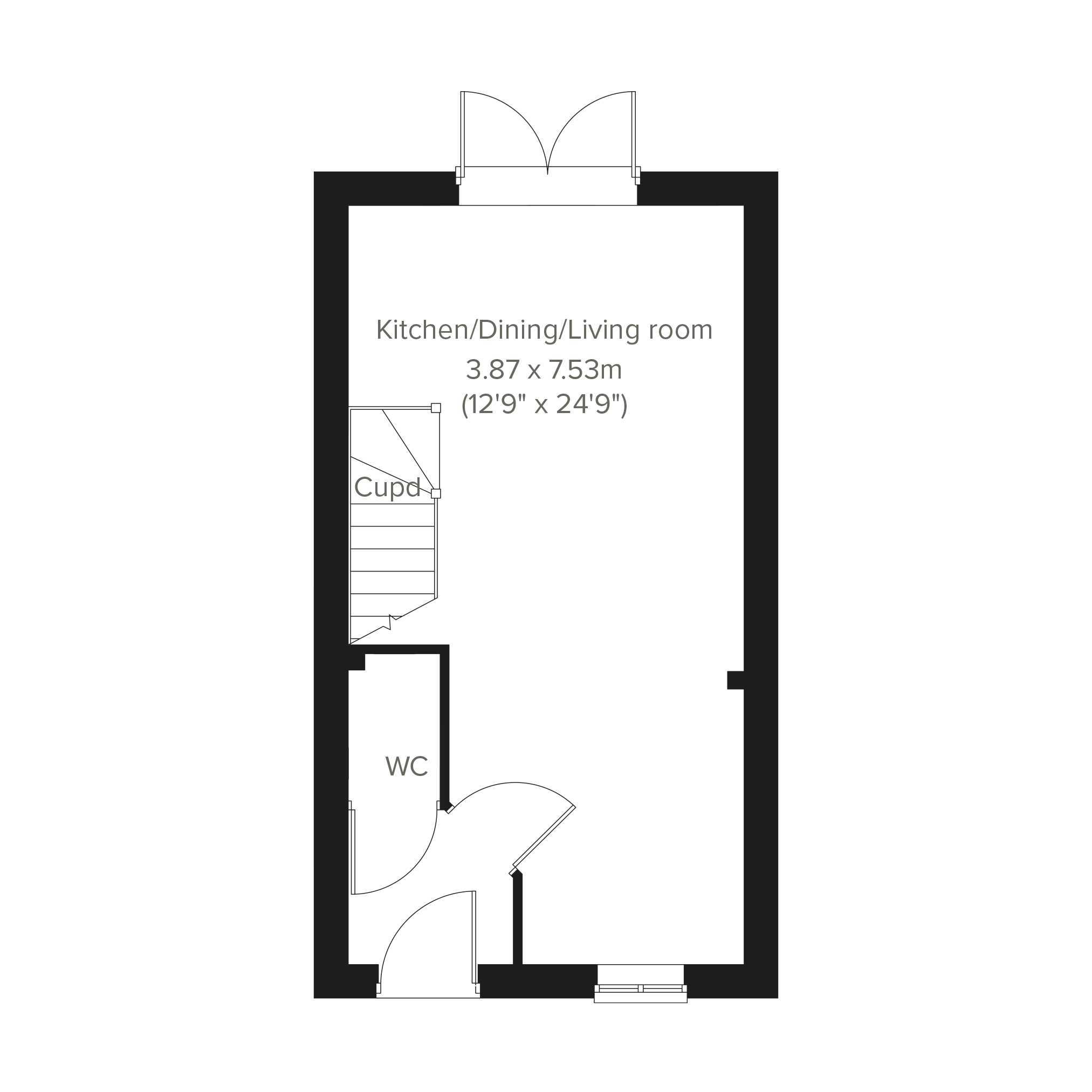 "The Alnmouth" at Stone Barton Road, Tithebarn, Exeter EX1, 2 bedroom