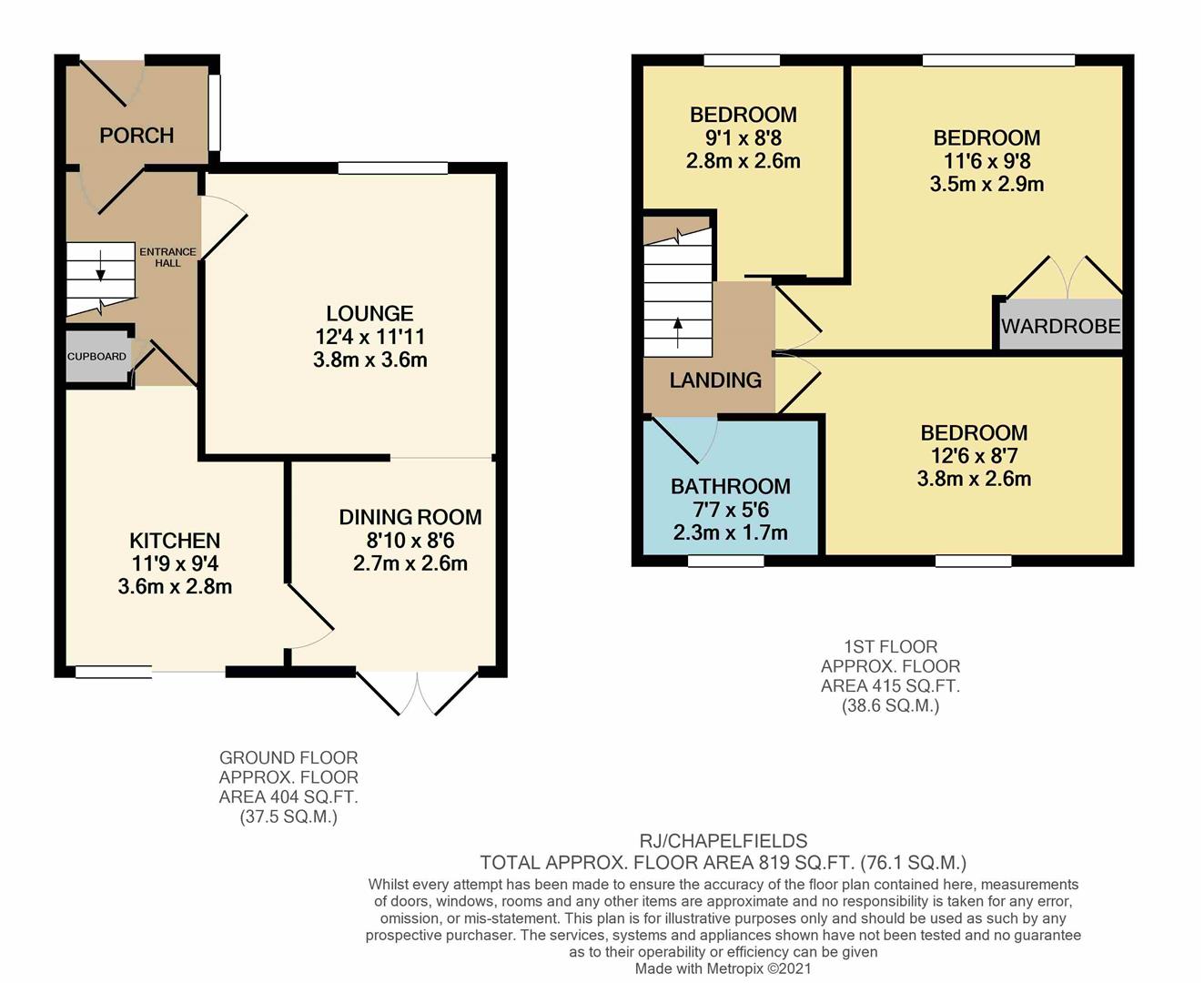 Chapel Field, Newhall, Harlow CM17, 3 bedroom end terrace house for