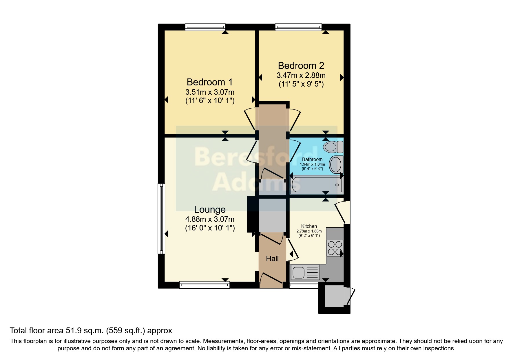 Clwyd Avenue, Greenfield, Holywell CH8, 2 bedroom bungalow for sale