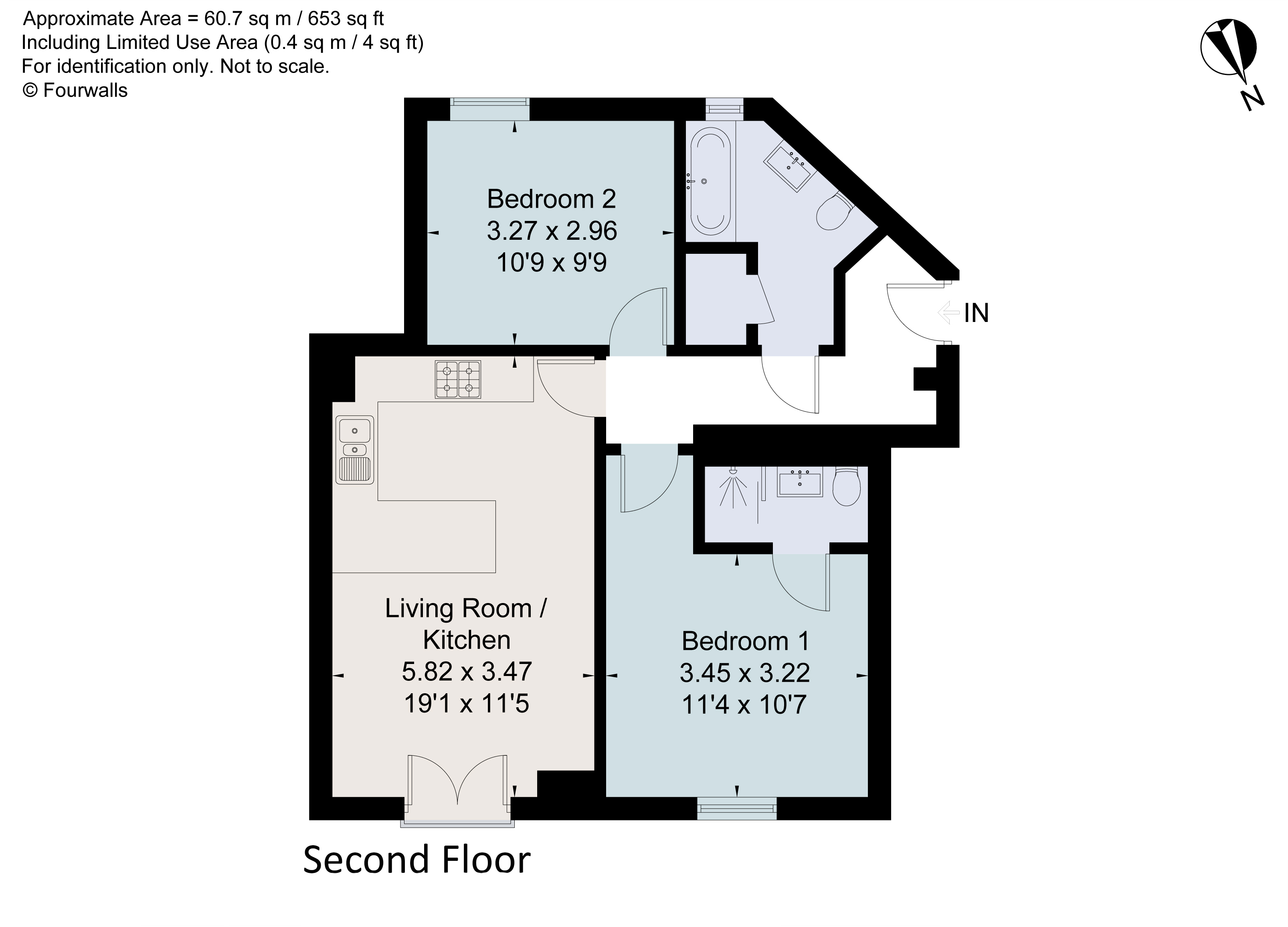 The Ramparts, Wilton Road, Salisbury, Wiltshire SP2, 2 bedroom flat for