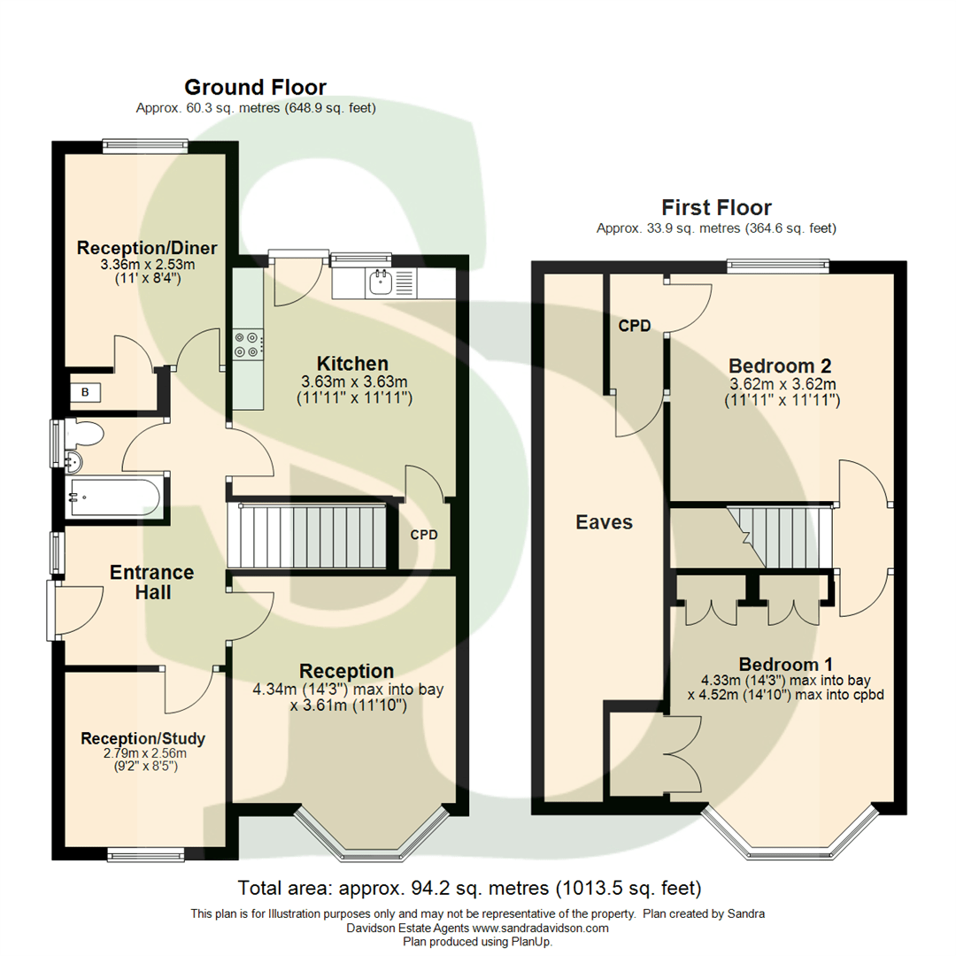 Wanstead Park Road, North Ilford IG1, 2 bedroom semidetached house for
