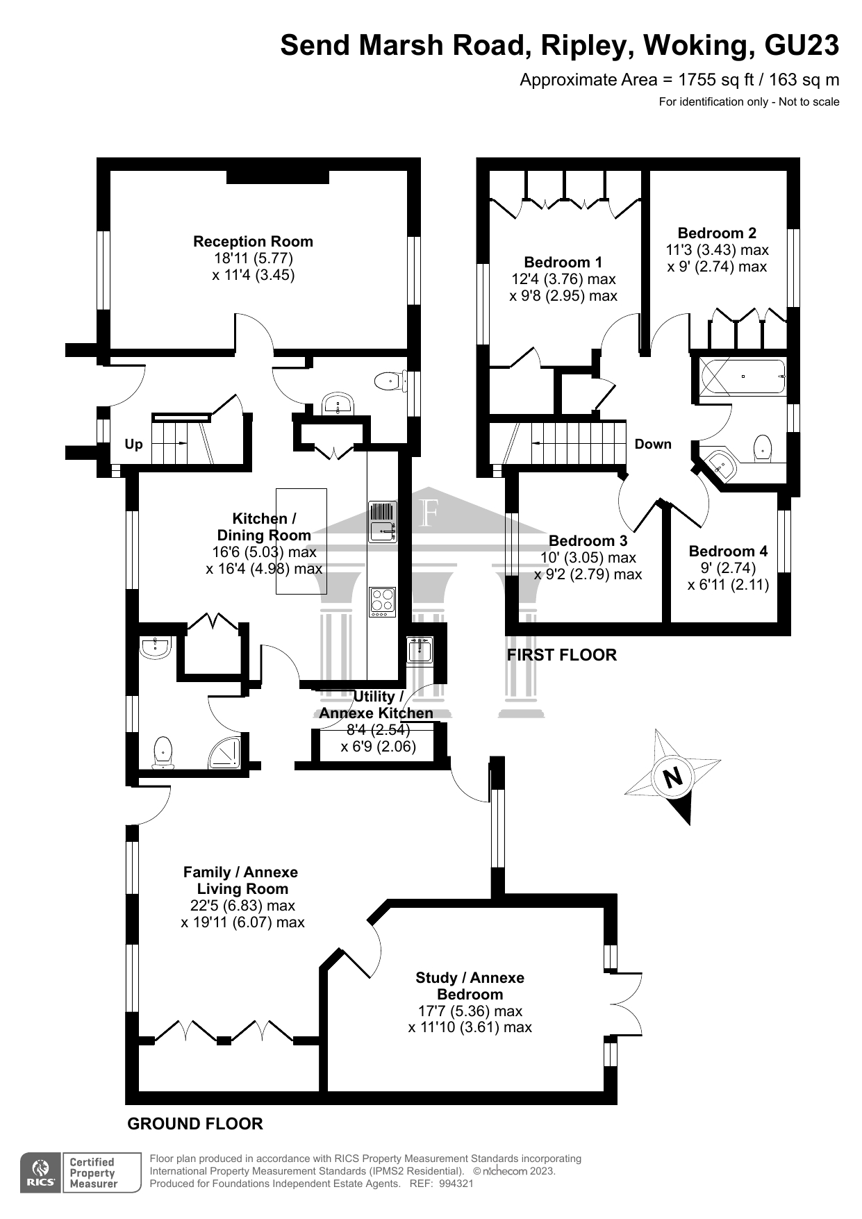 Send Marsh Road, Ripley, Woking GU23, 4 bedroom detached house for sale