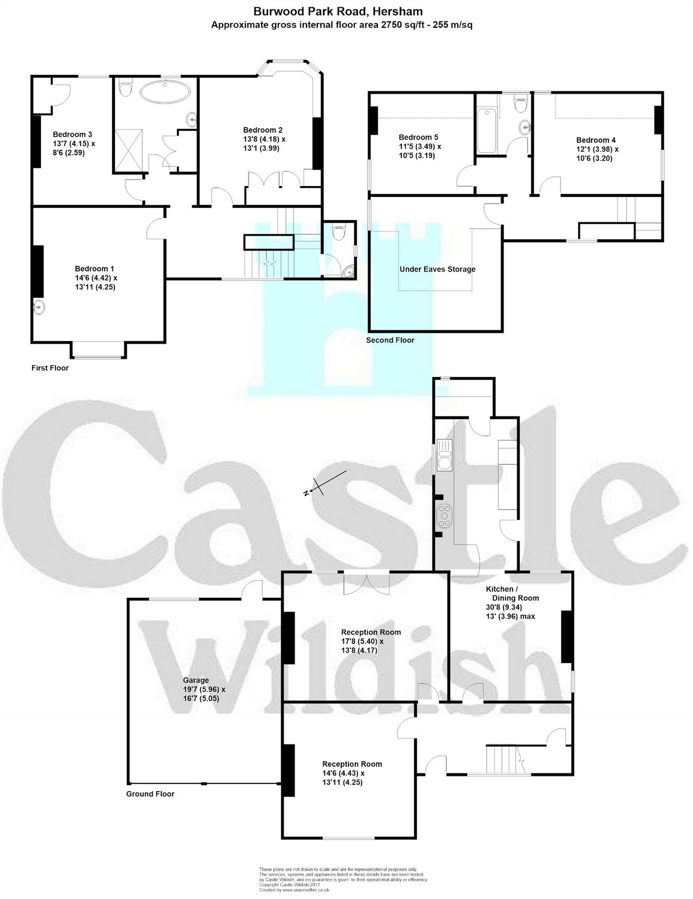 5 bed detached house for sale in Burwood Park Road, Hersham, Surrey