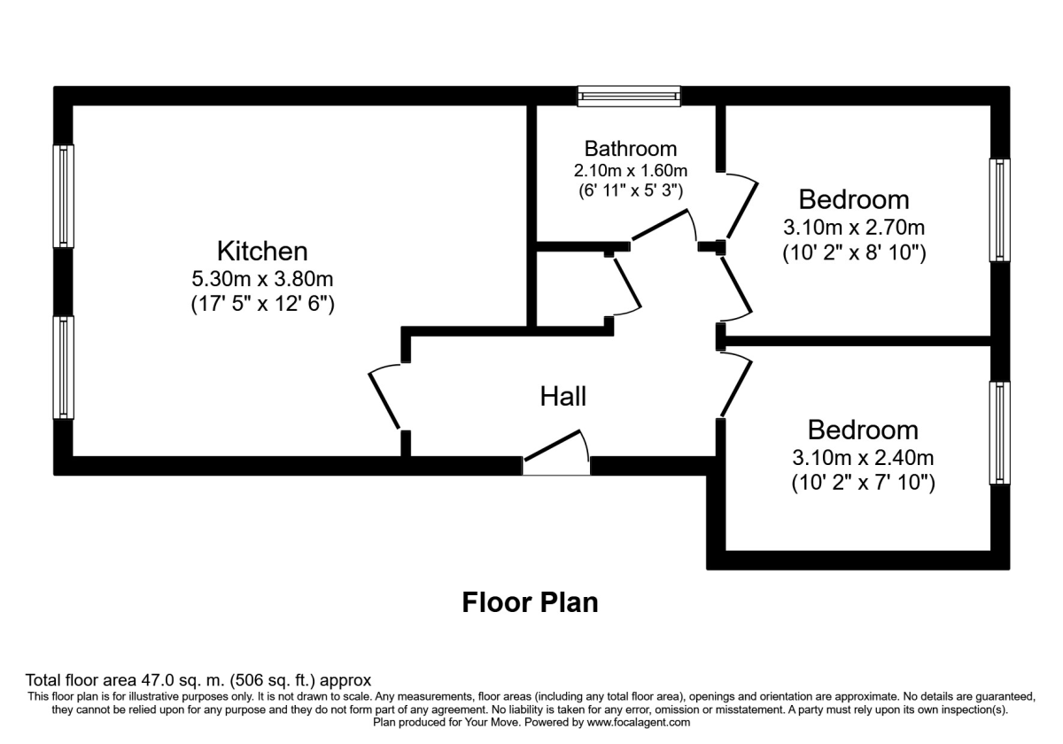 Swinton Hall Road, Swinton, Manchester M27, 2 bedroom flat to rent