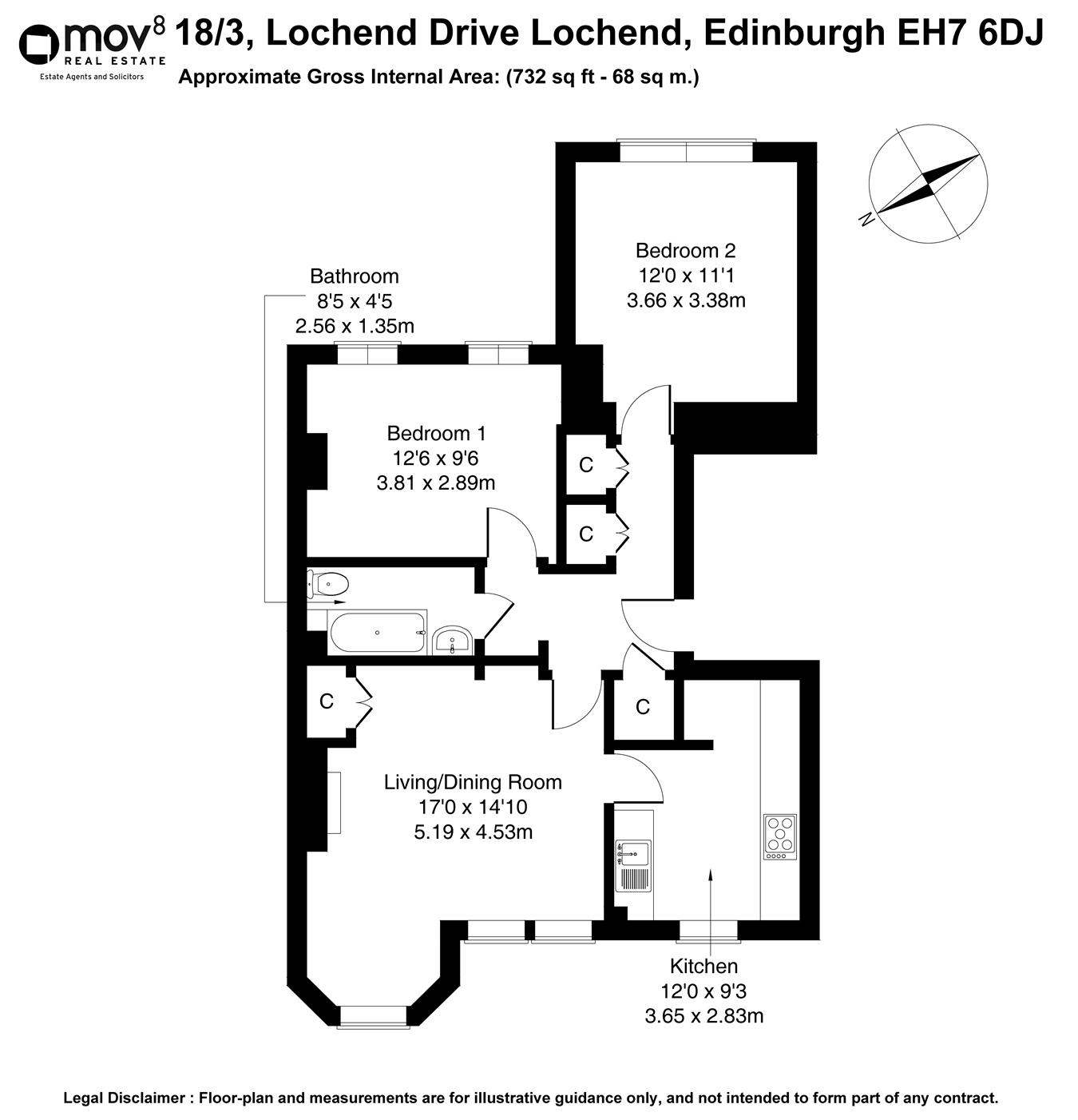 Lochend Drive, Edinburgh EH7, 2 bedroom flat for sale 61481362