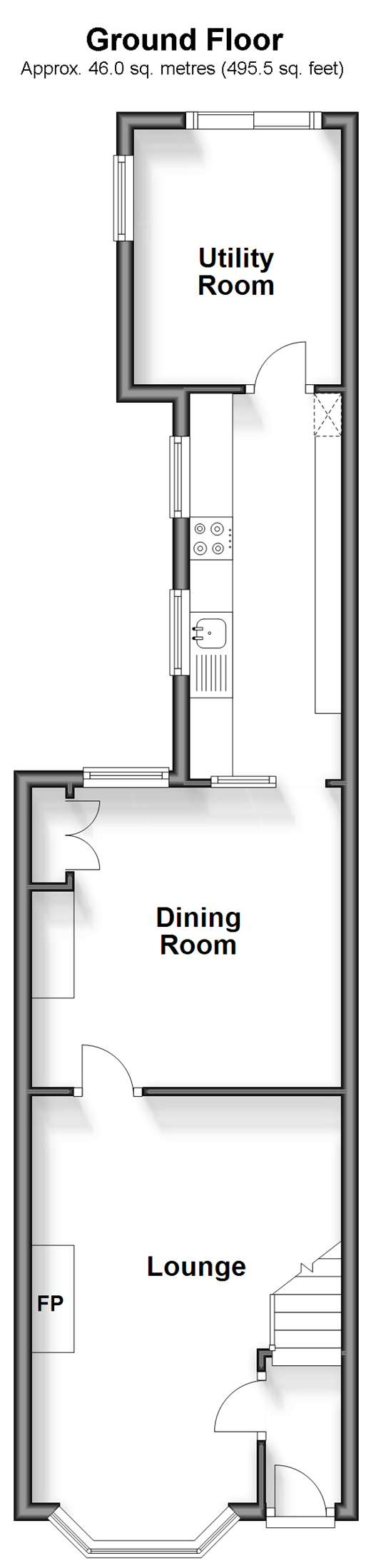 3 bed end terrace house for sale in Shortlands Road, Sittingbourne
