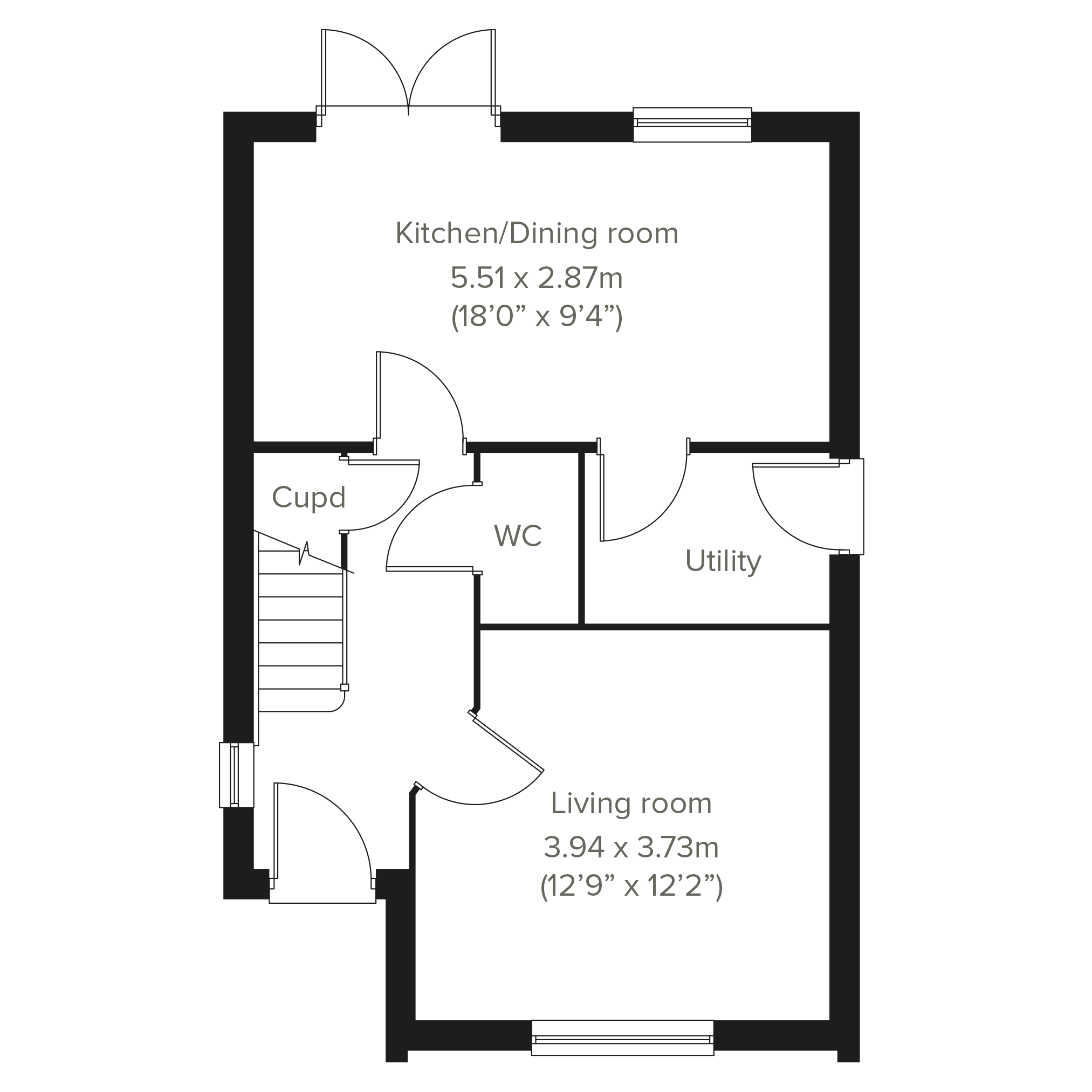 "The Godinton" at Otterham Quay Lane, Rainham, Gillingham ME8, 4