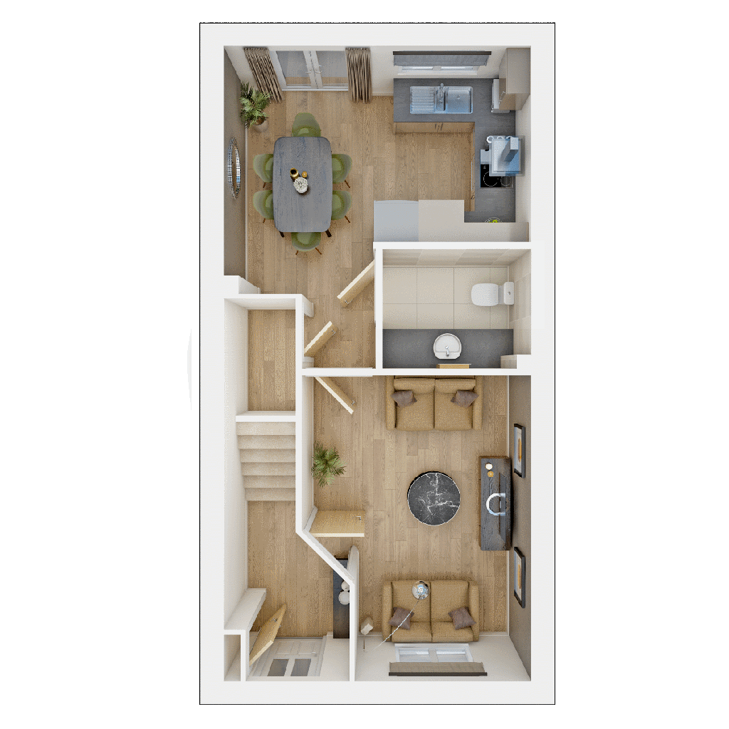 "The Braxton Plot 202" at Juniper Drive, Dawlish EX7, 3 bedroom semi