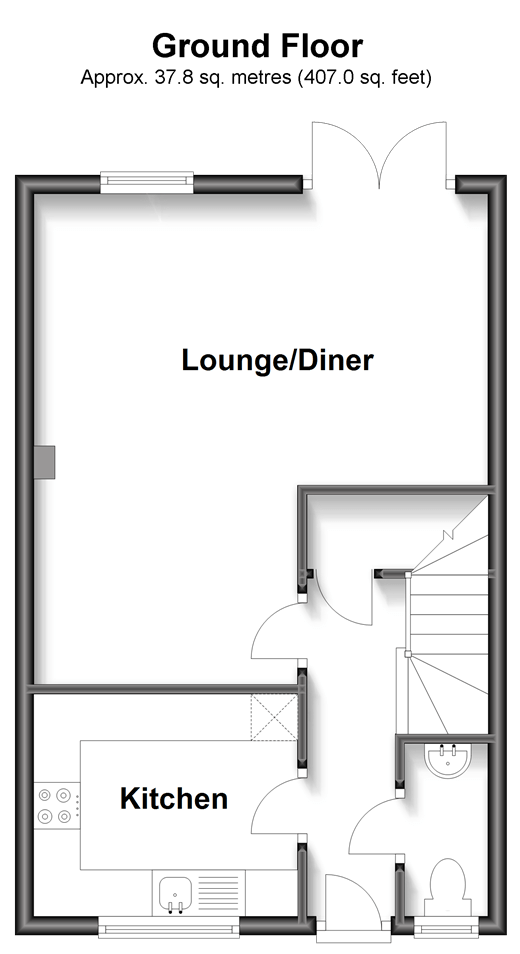 Lacock Gardens, Maidstone, Kent ME15, 3 bedroom end terrace house for