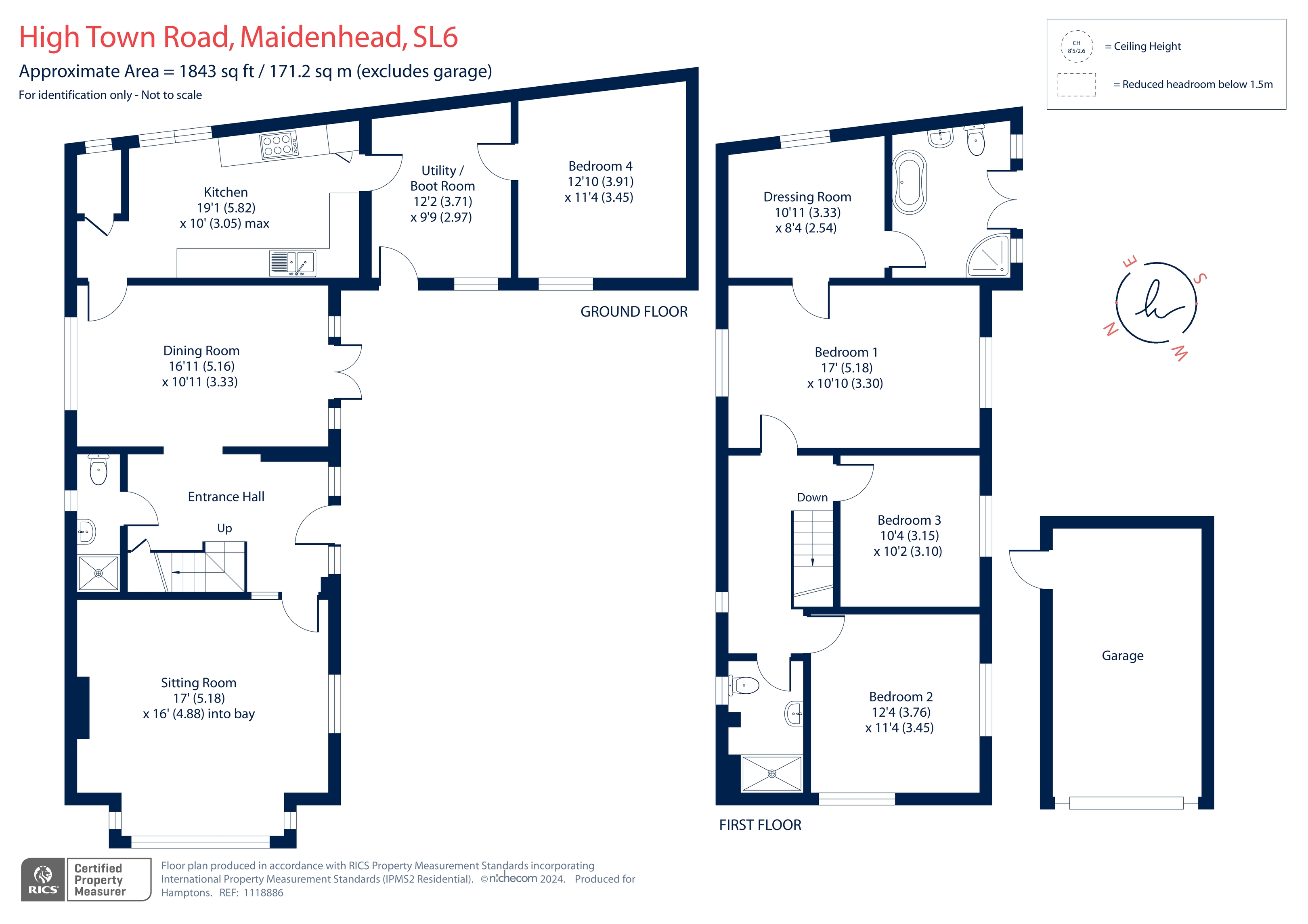 High Town Road, Maidenhead SL6, 4 bedroom detached house for sale
