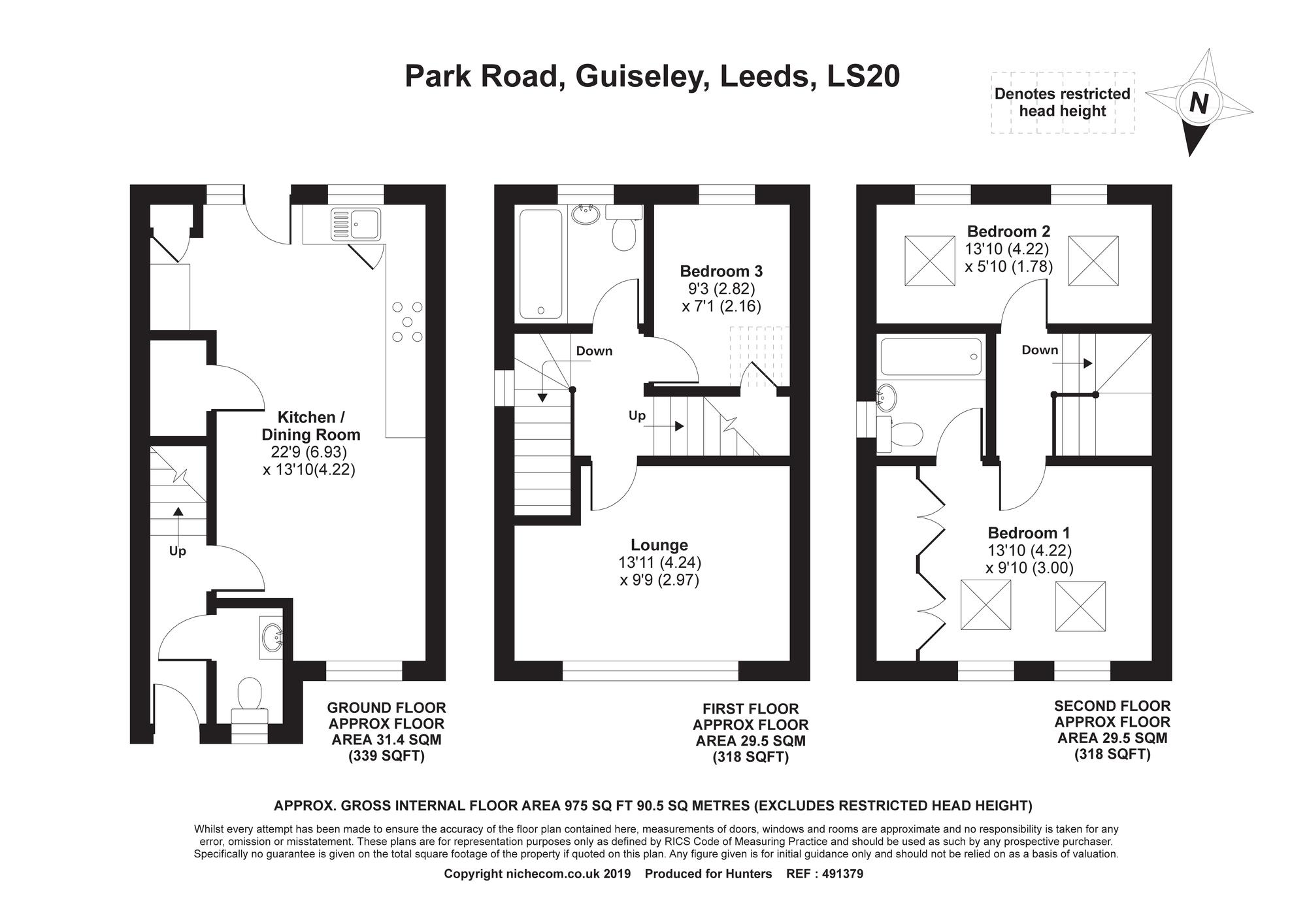 3 bed semidetached house for sale in Park Road, Guiseley, Leeds LS20