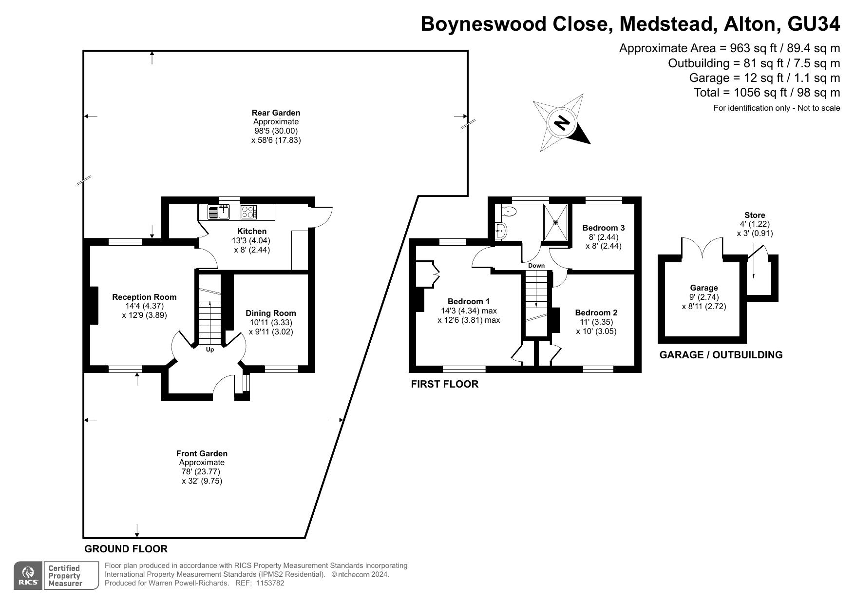 Boyneswood Close, Medstead, Alton, Hampshire GU34, land for sale