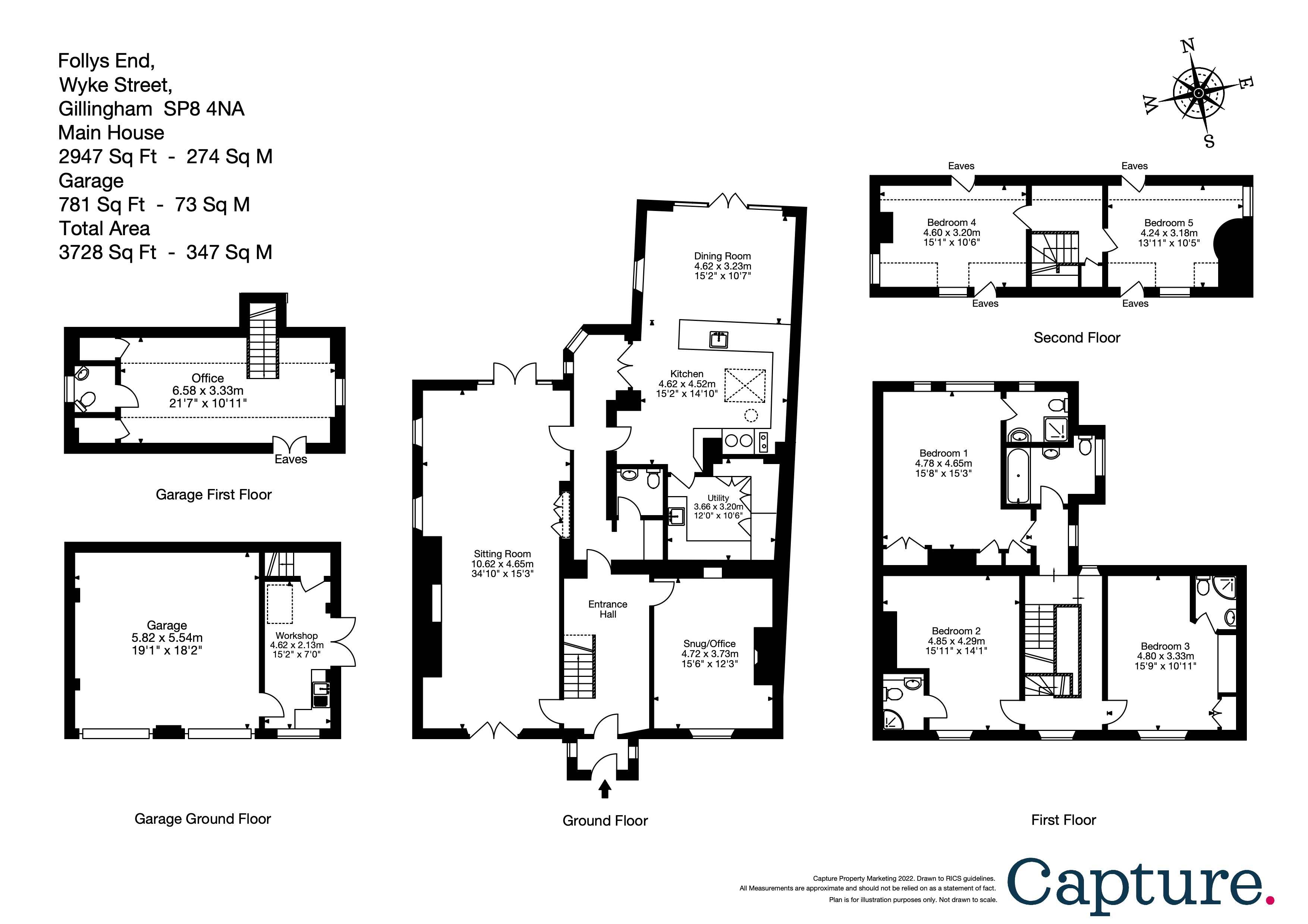 Wyke Street, Gillingham, Dorset SP8, 5 bedroom semidetached house for