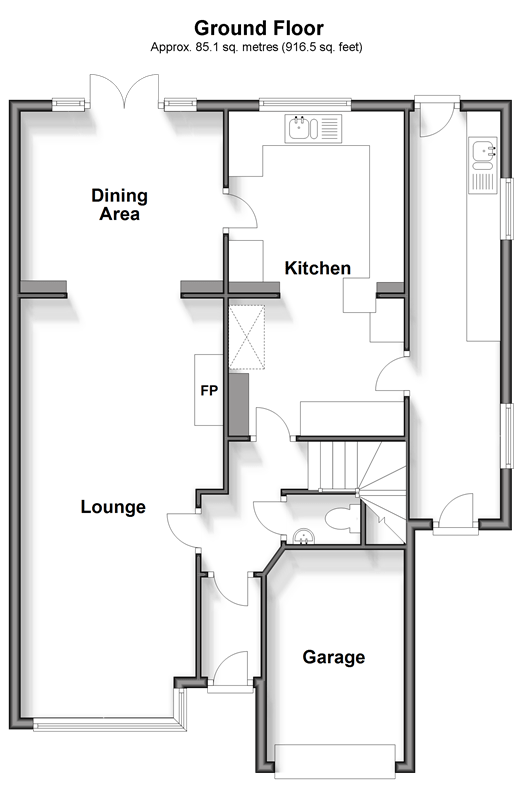 3 bed semidetached house for sale in The Hordens, Barns Green, West