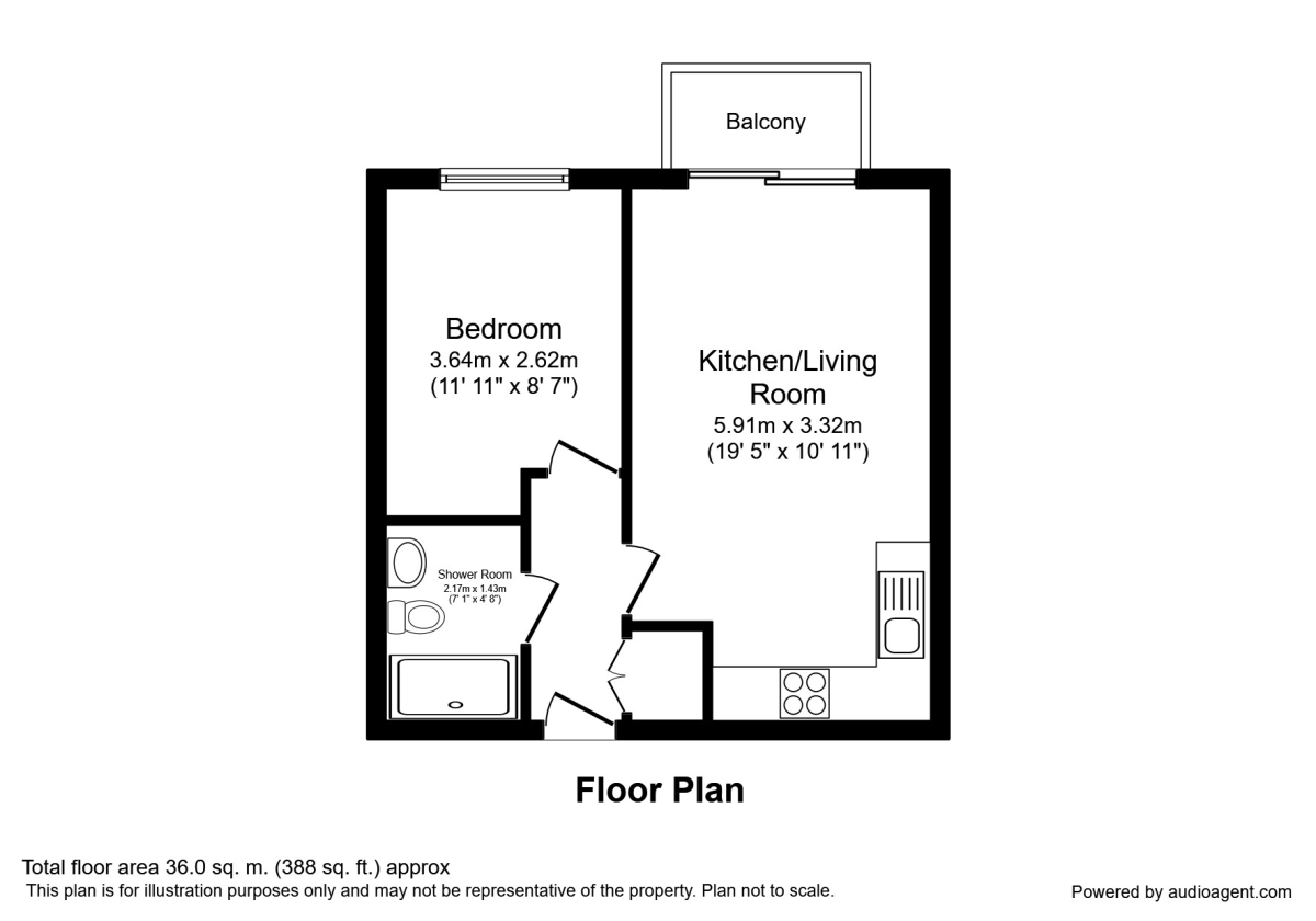 Lower Hall Street, St. Helens, Merseyside WA10, 1 bedroom flat to rent