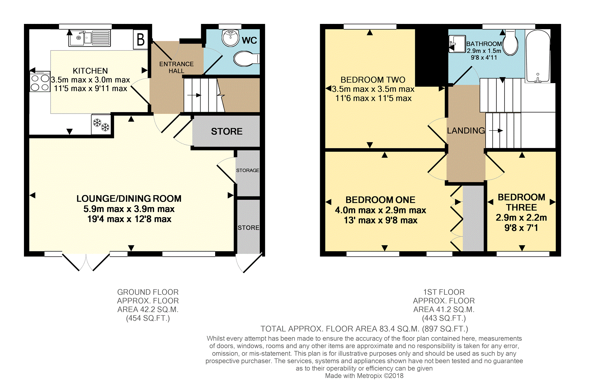 3 Bedrooms Terraced house for sale in Barlows Road, Tadley RG26 id5421705