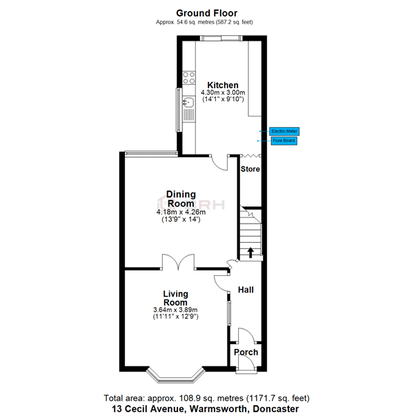 Cecil Avenue, Warmsworth, Doncaster DN4, 4 bedroom terraced house for