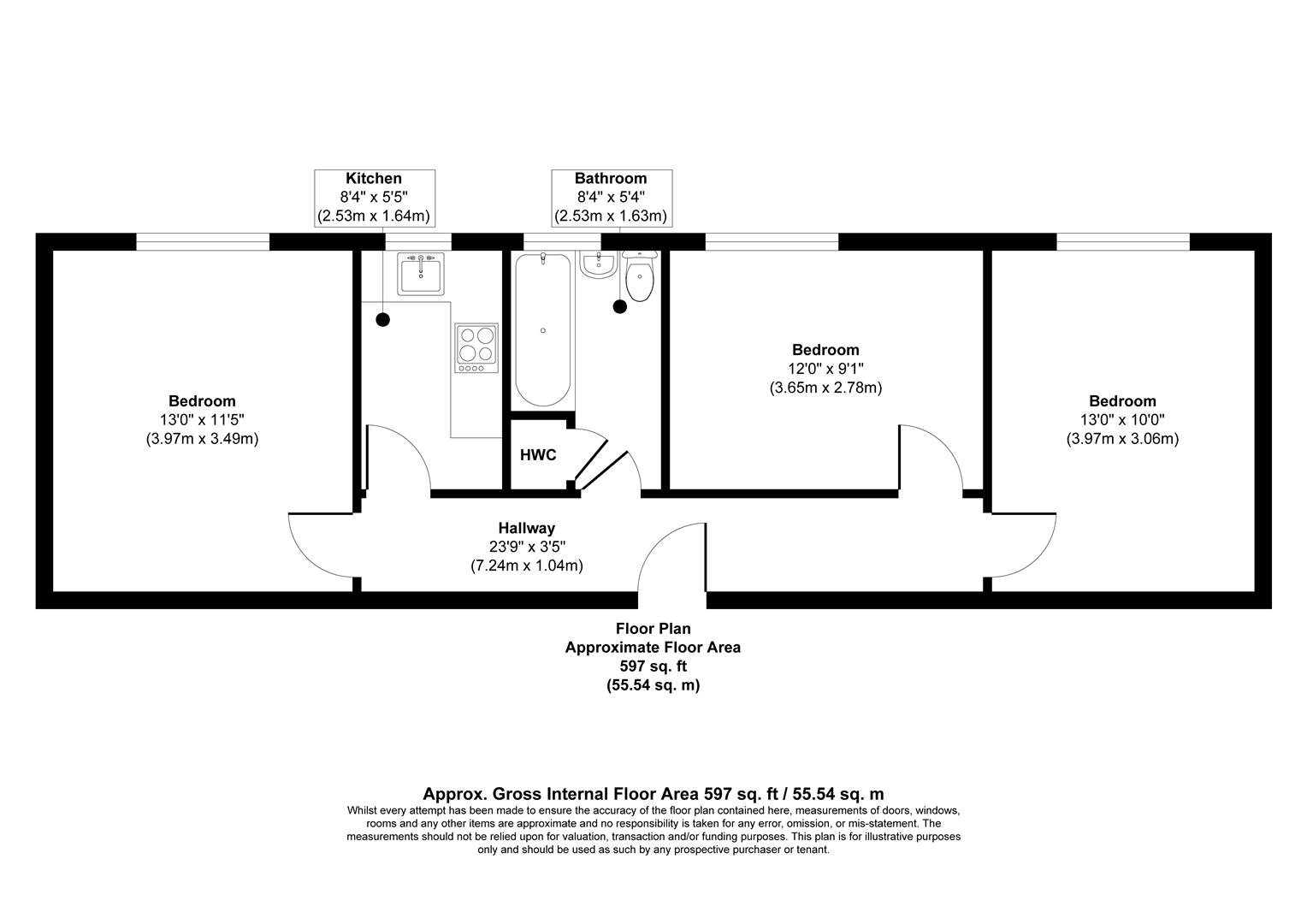 Sutton Oak Road, Sutton Coldfield B73, 2 bedroom flat for sale