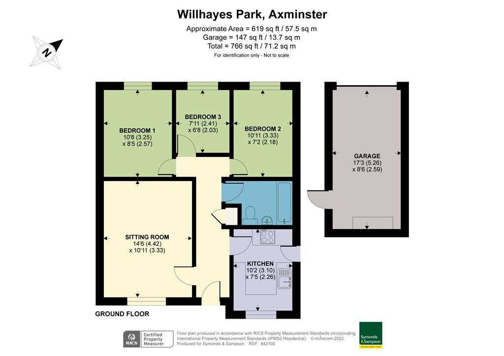 Willhayes Park, Axminster, Devon EX13, 3 bedroom bungalow for sale