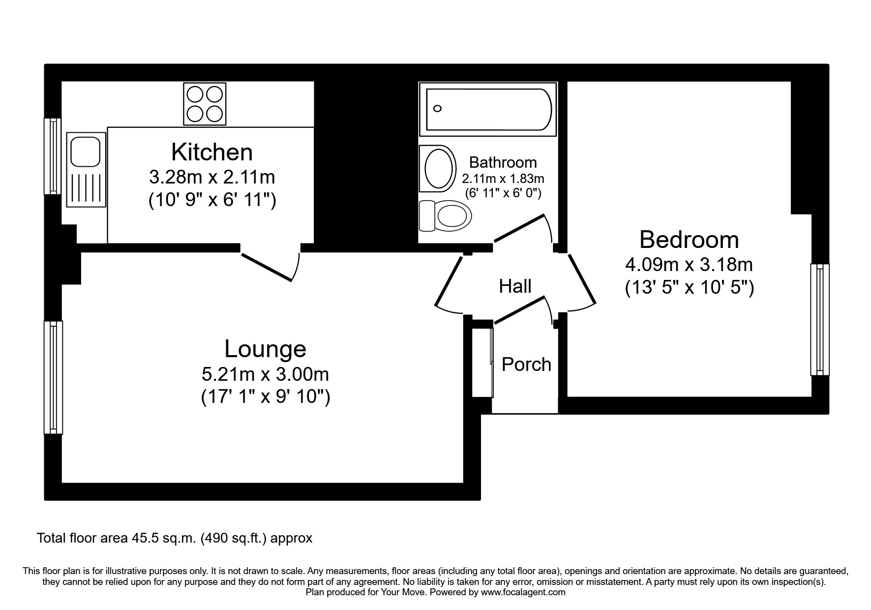 Burns Drive, Hemel Hempstead, Hertfordshire HP2, 1 bedroom flat for